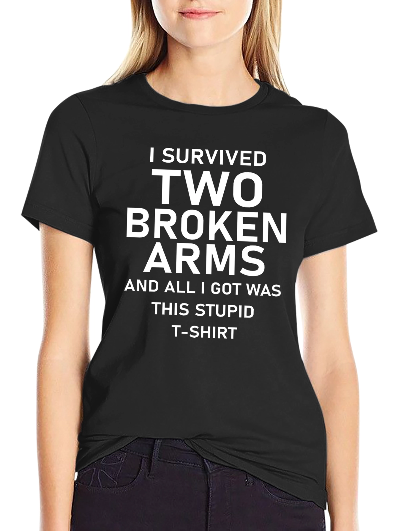 I Survived Two Broken Arms T-Shirt