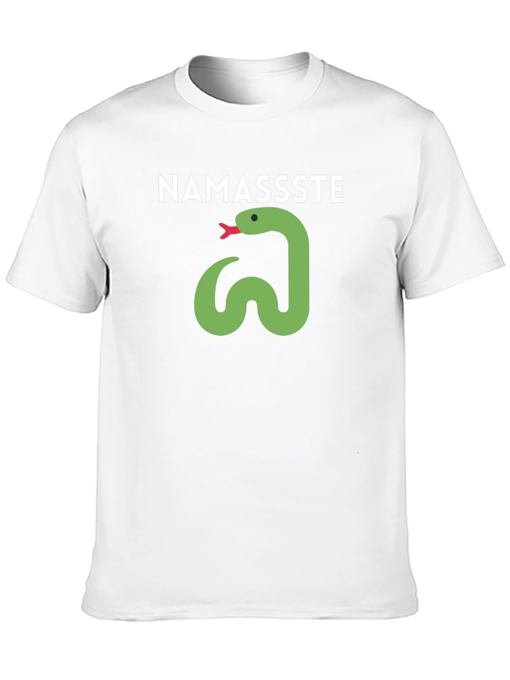 Namassste Snake Graphic T-Shirt - Casual Style