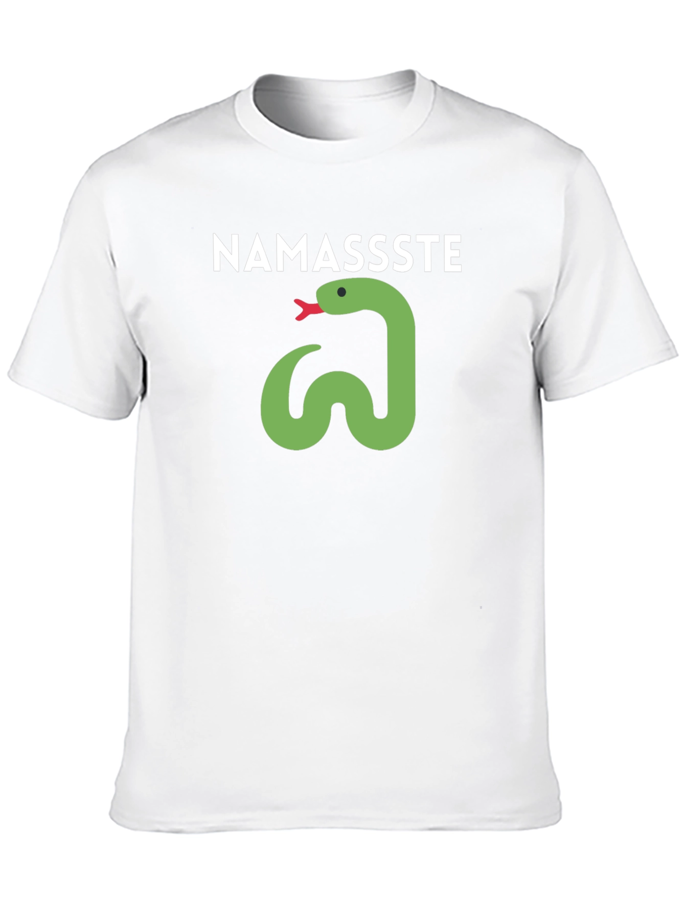 Namassste Snake Graphic T-Shirt - Casual Style
