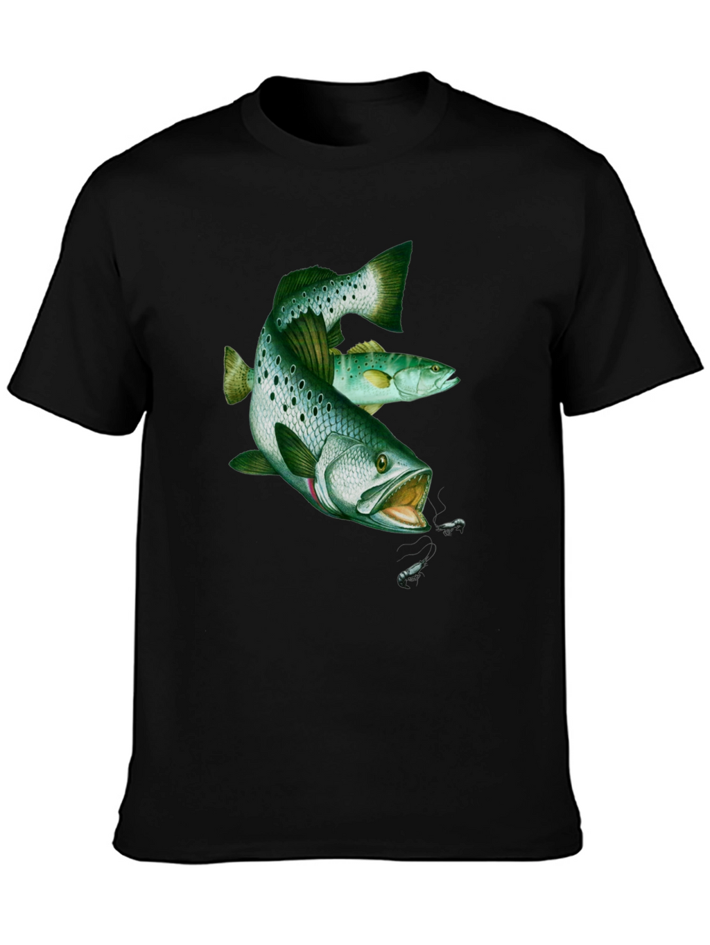 Fishing Graphic Tee - Bass Design