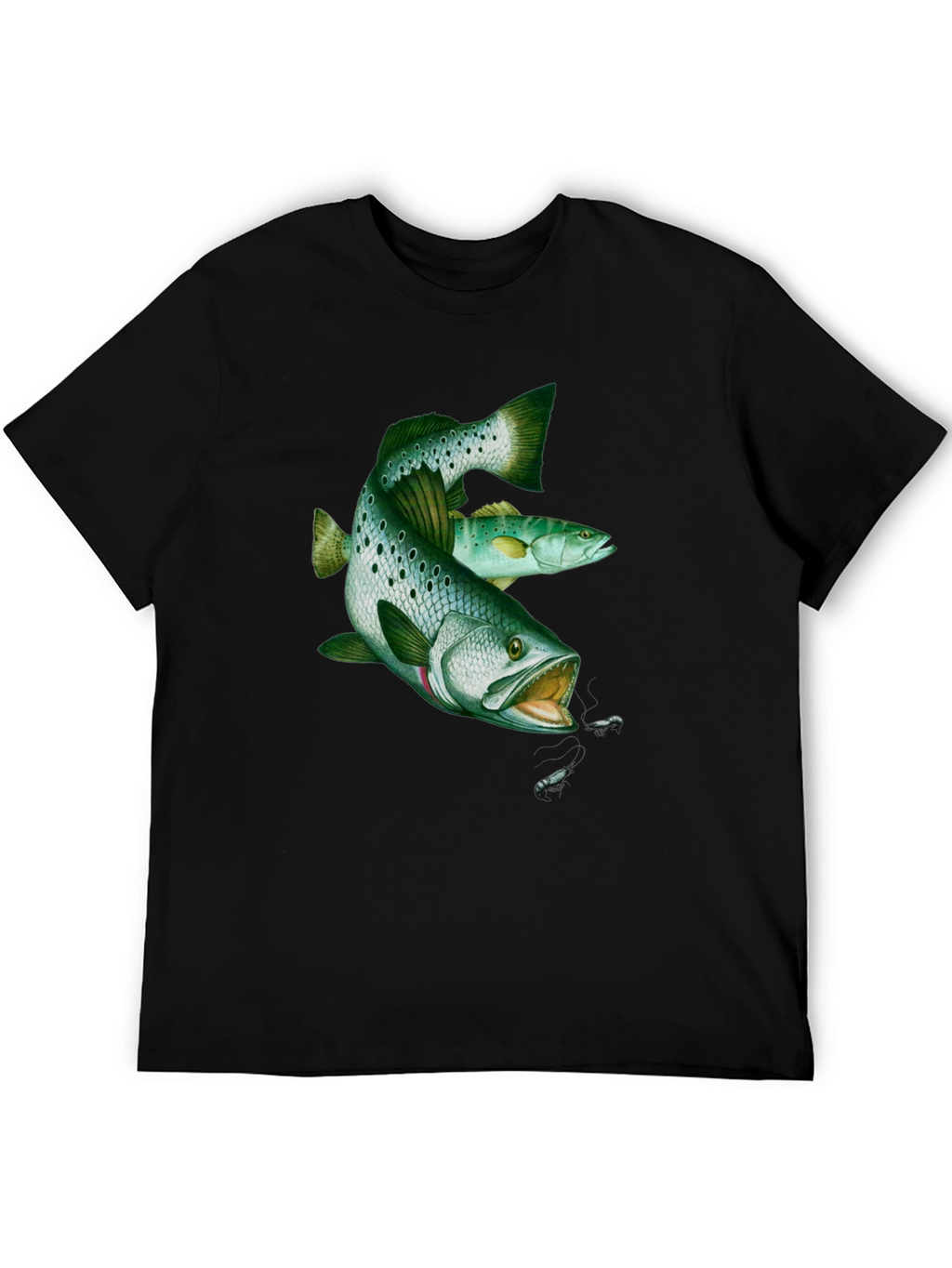 Fishing Graphic Tee - Bass Design