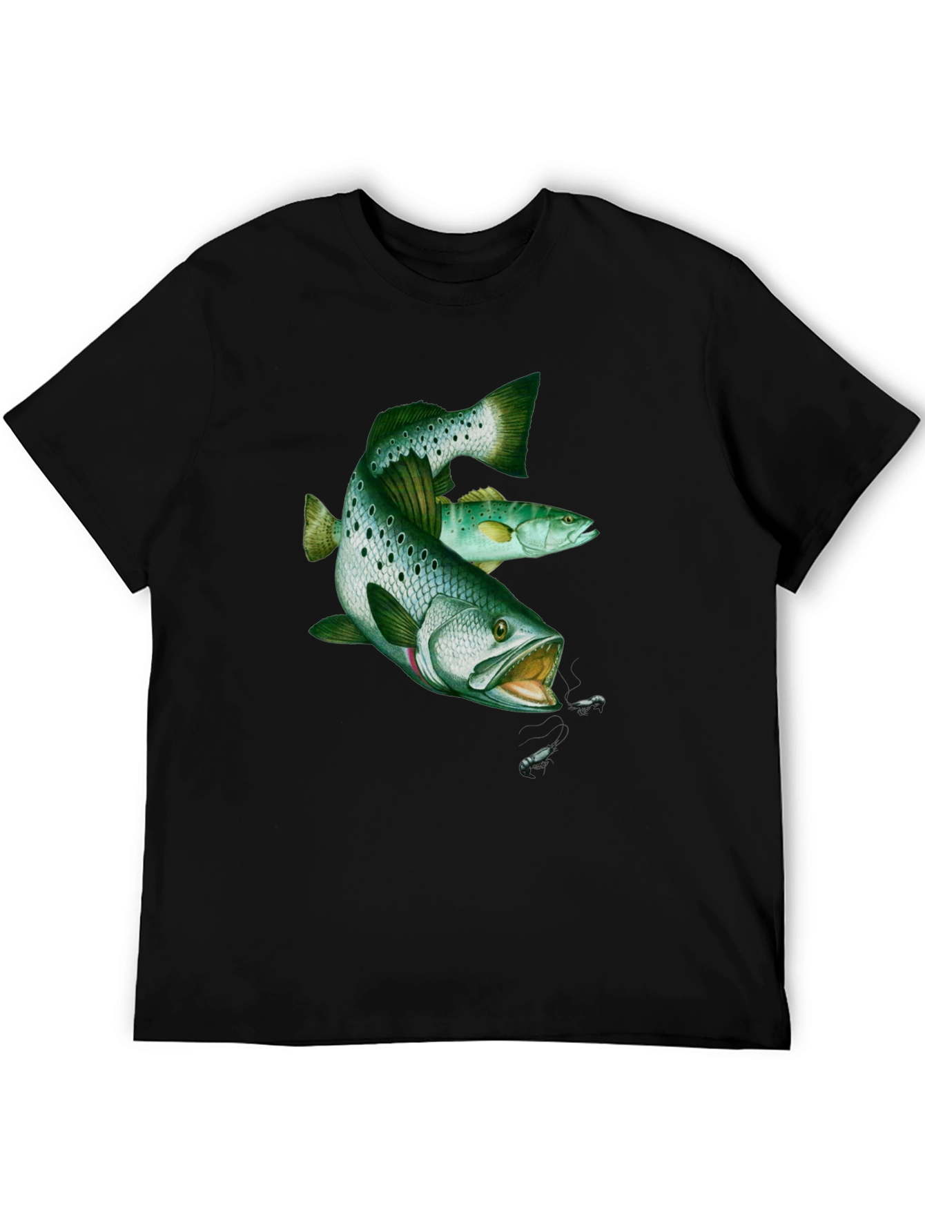Fishing Graphic Tee - Bass Design
