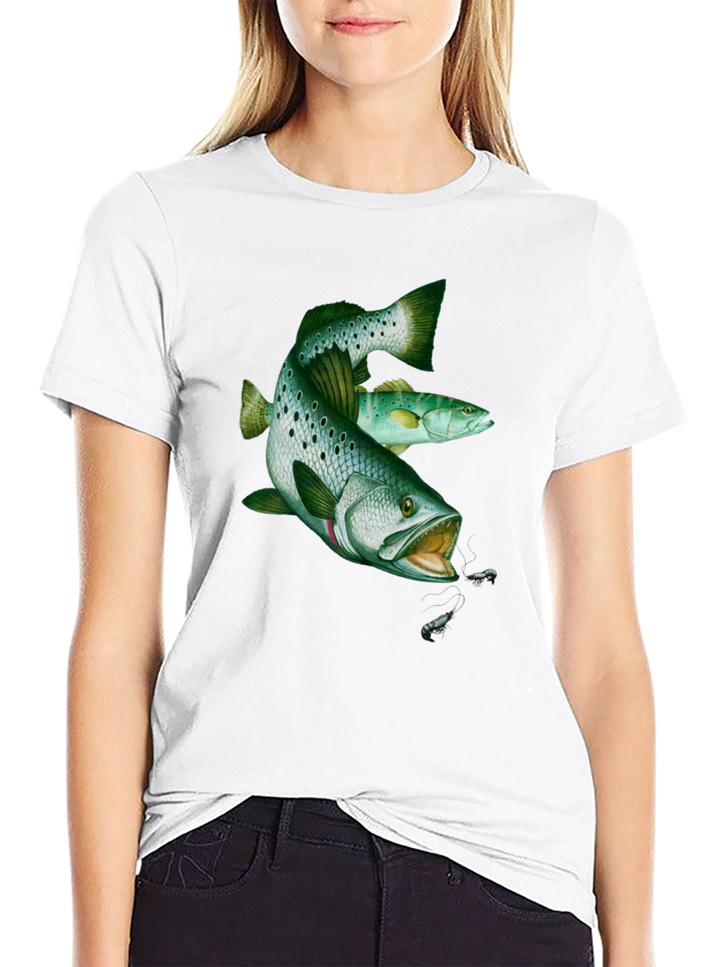 Fishing Graphic Tee - Bass Design