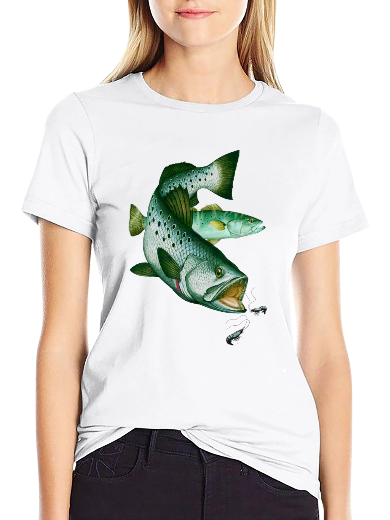 Fishing Graphic Tee - Bass Design