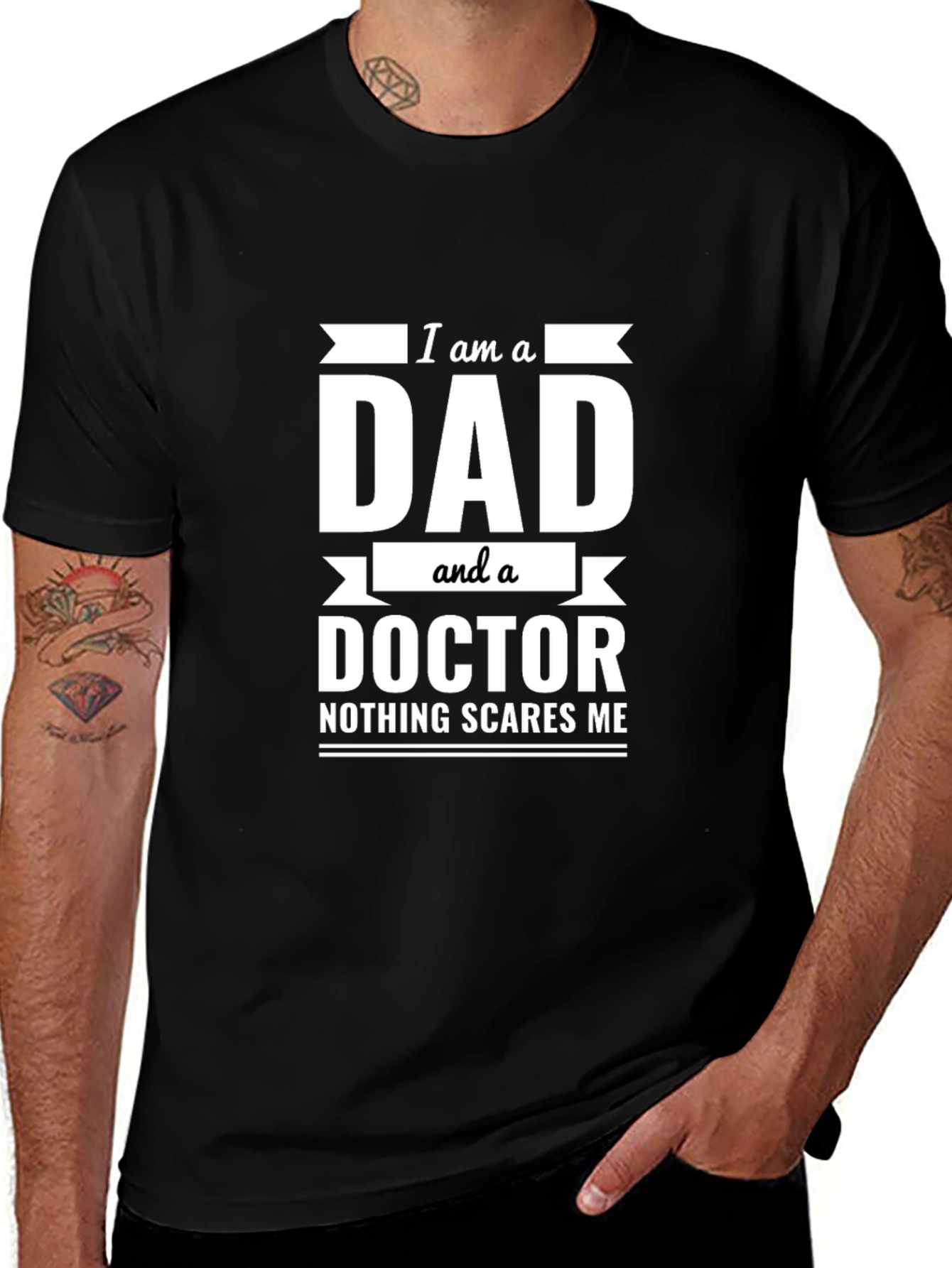 Dad Doctor T-Shirt - Nothing Scares Me