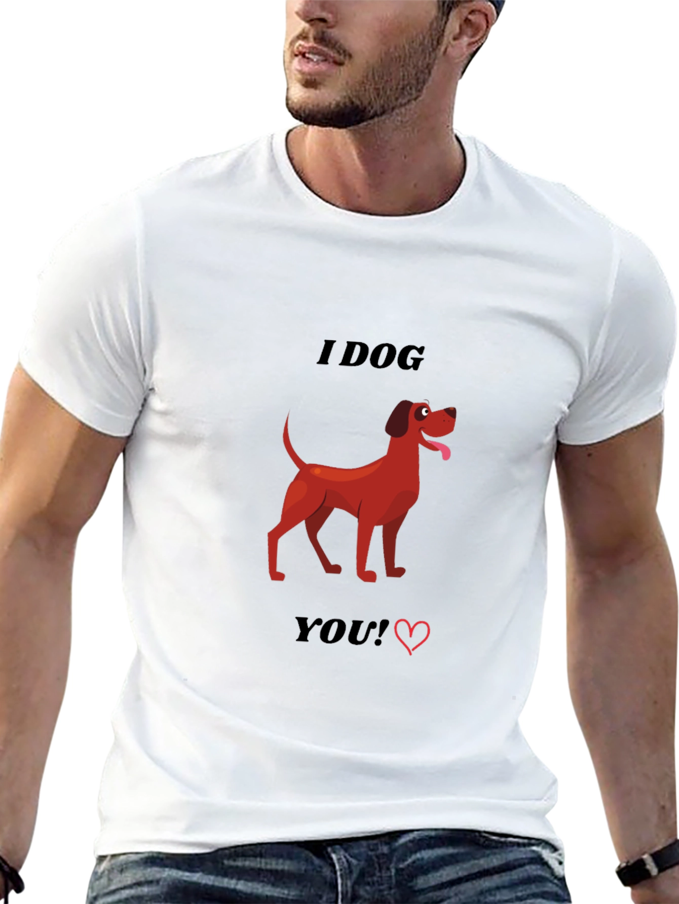 I Dog You T-Shirt - Cute Canine Graphic Tee