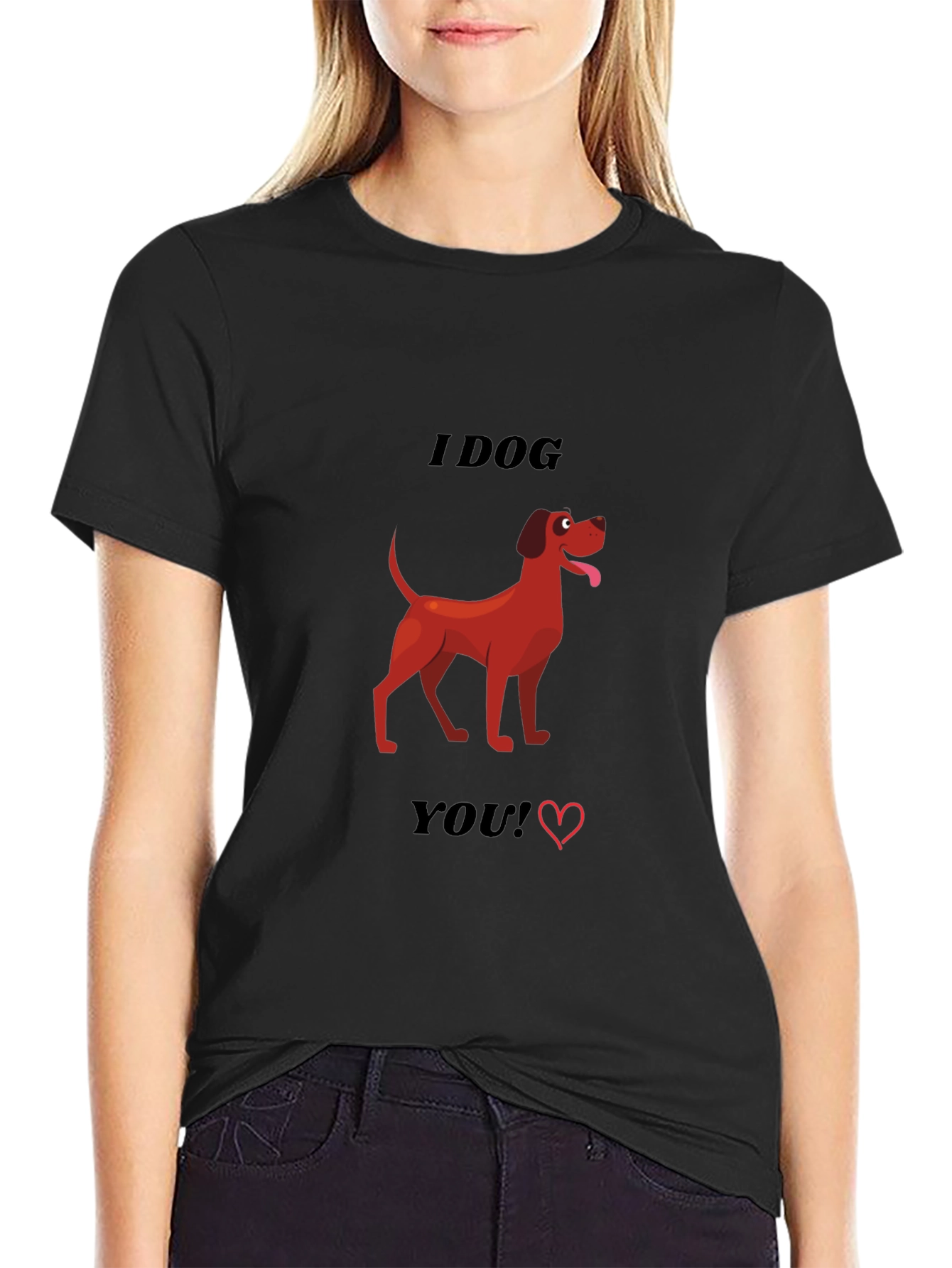 I Dog You T-Shirt - Cute Canine Graphic Tee