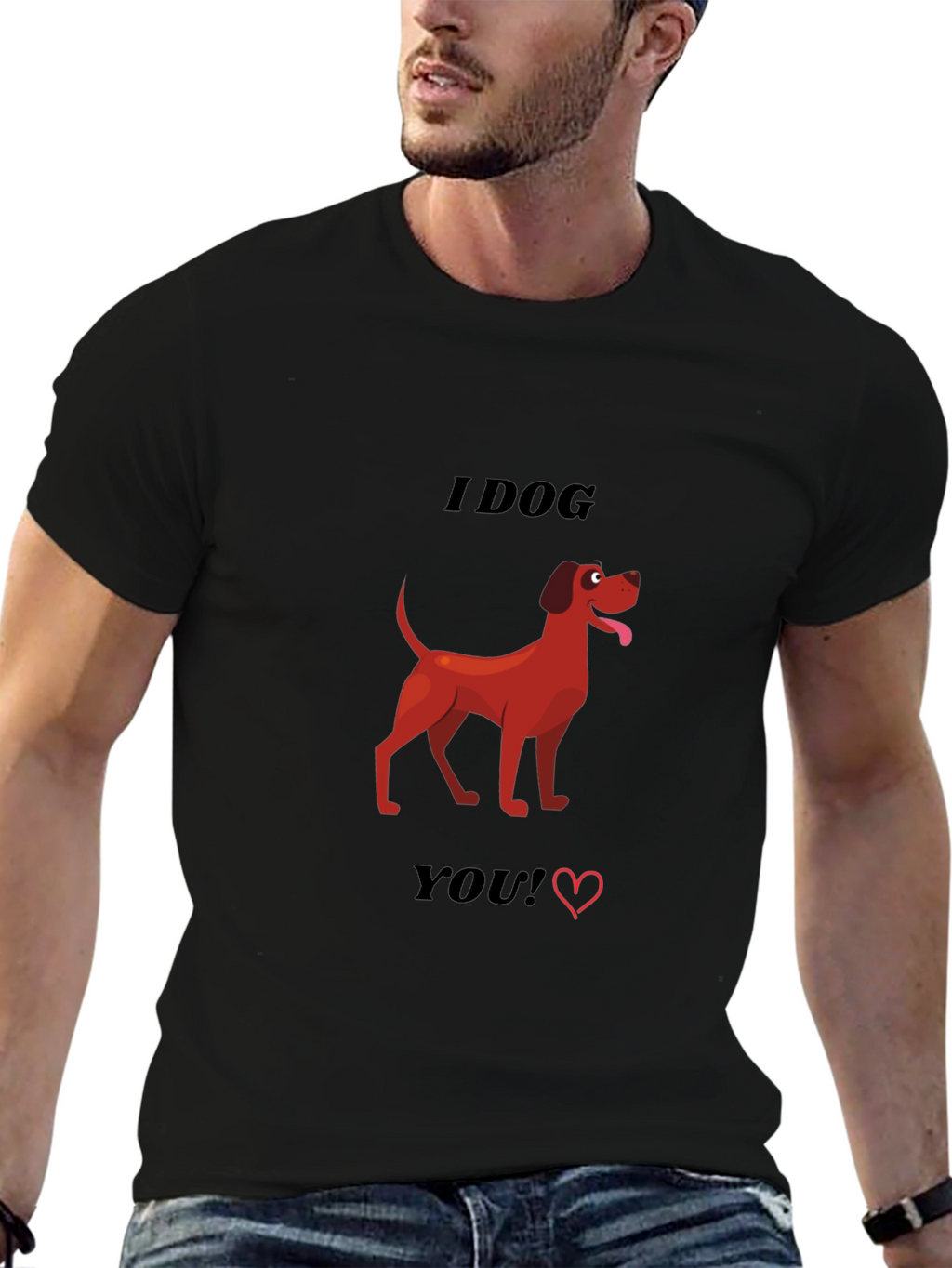 I Dog You T-Shirt - Cute Canine Graphic Tee