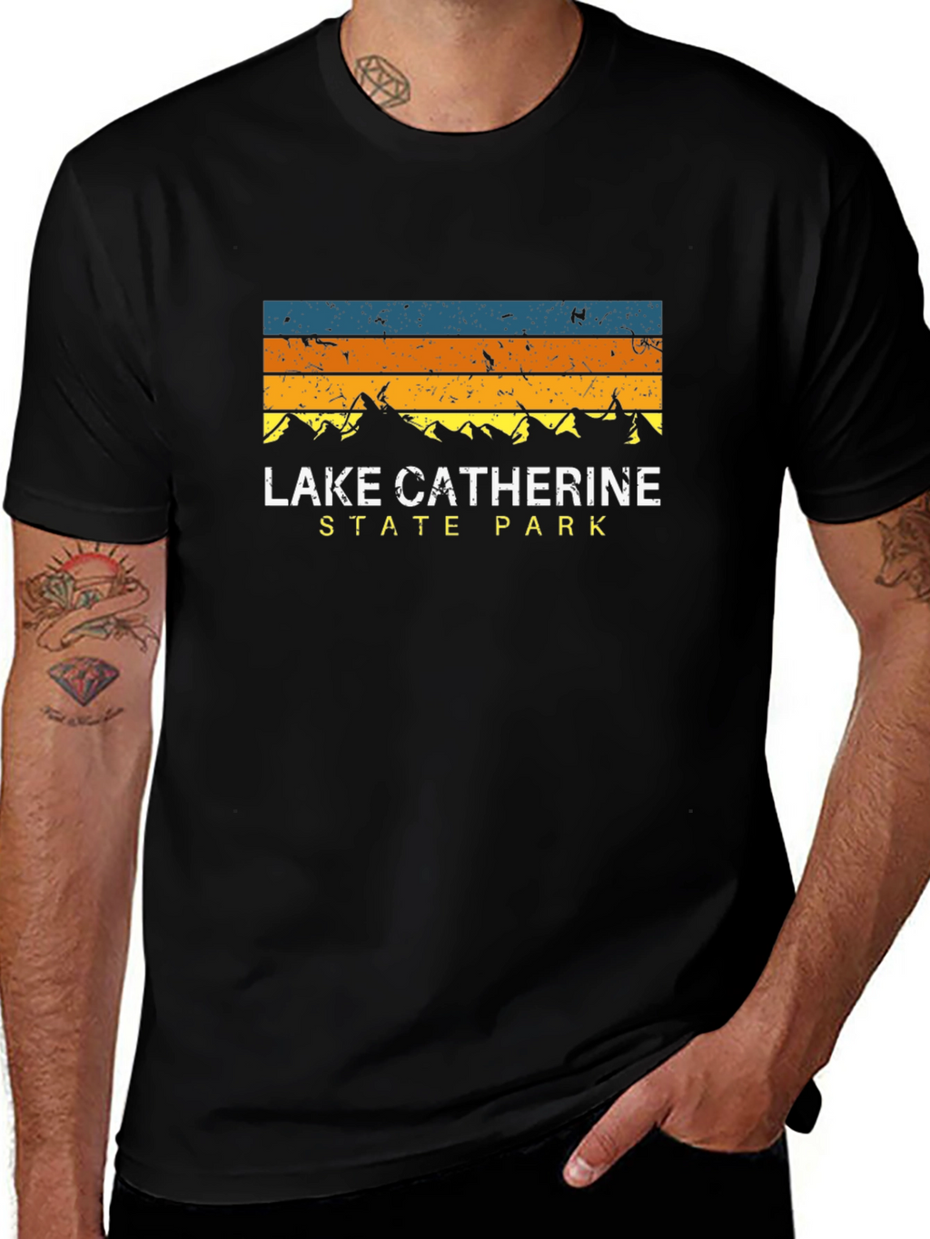 Lake Catherine State Park Black T-Shirt