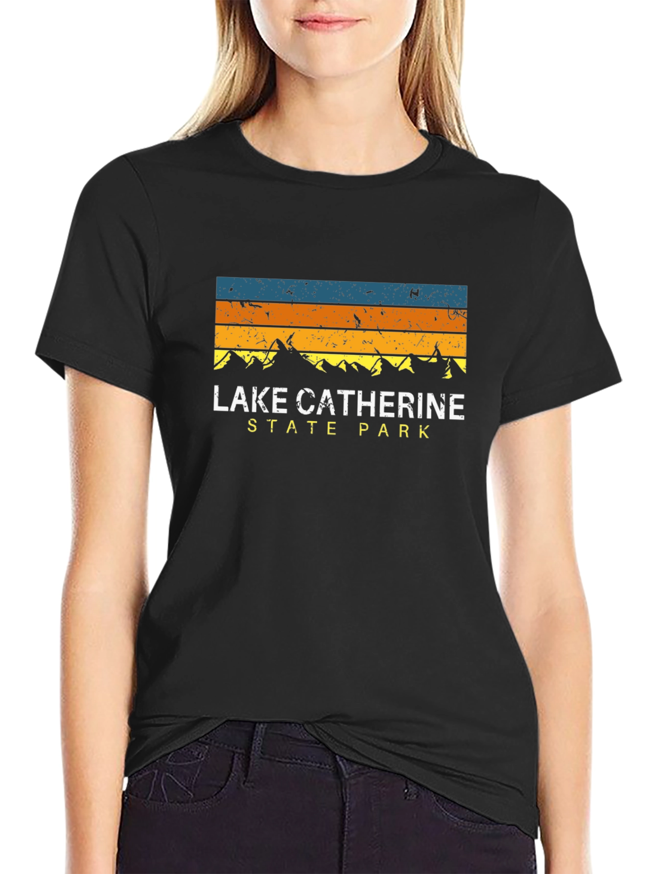 Lake Catherine State Park Black T-Shirt