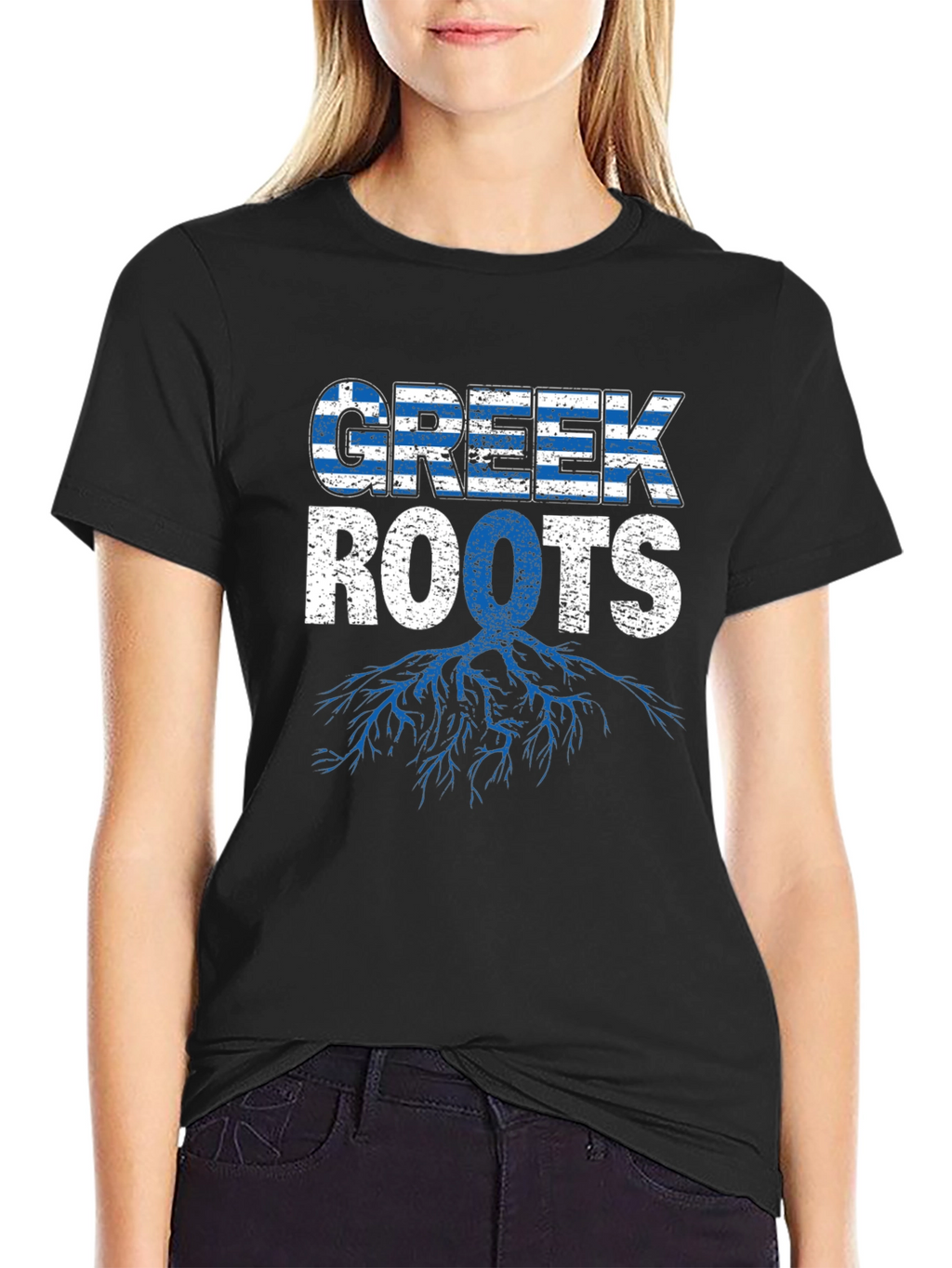 Greek Roots Mens Graphic T-Shirt