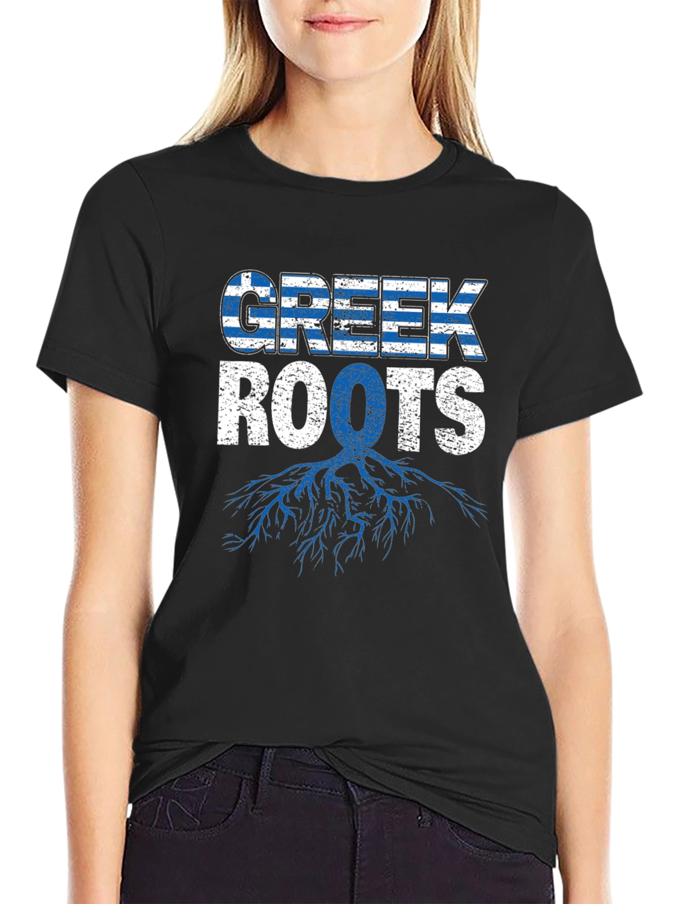 Greek Roots Mens Graphic T-Shirt