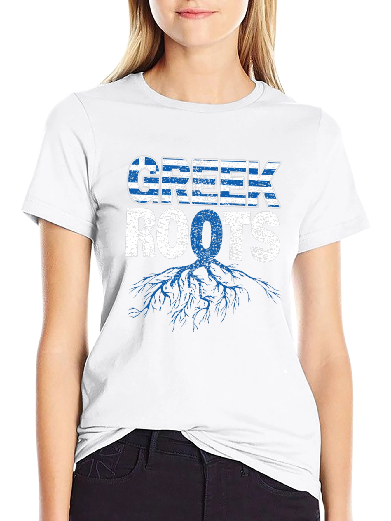 Greek Roots Mens Graphic T-Shirt