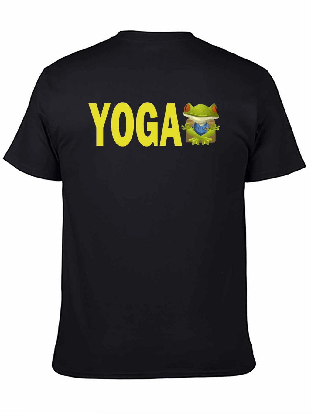Yoga Frog Black T-Shirt