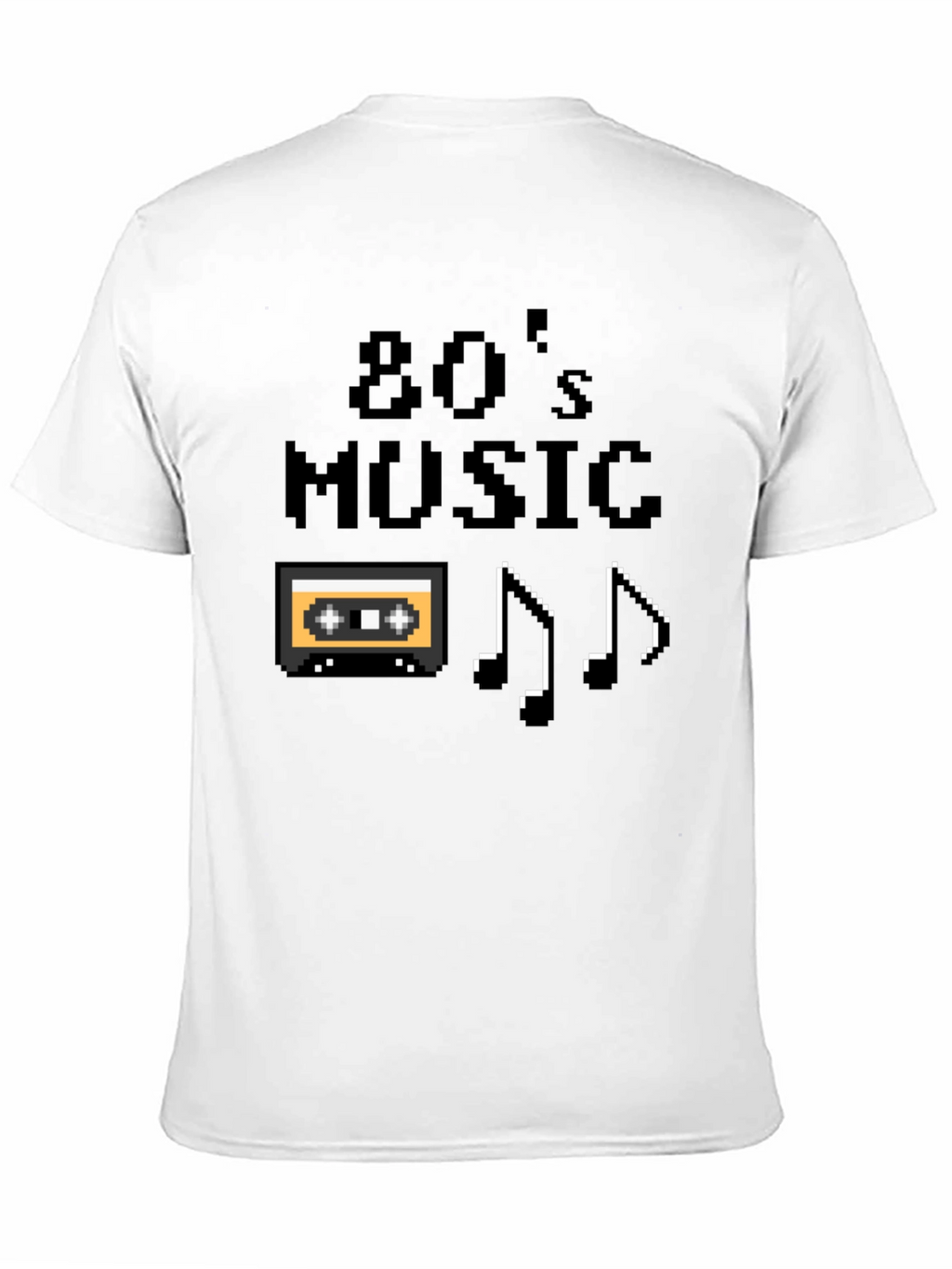 80s Music Pixel Graphic T-Shirt