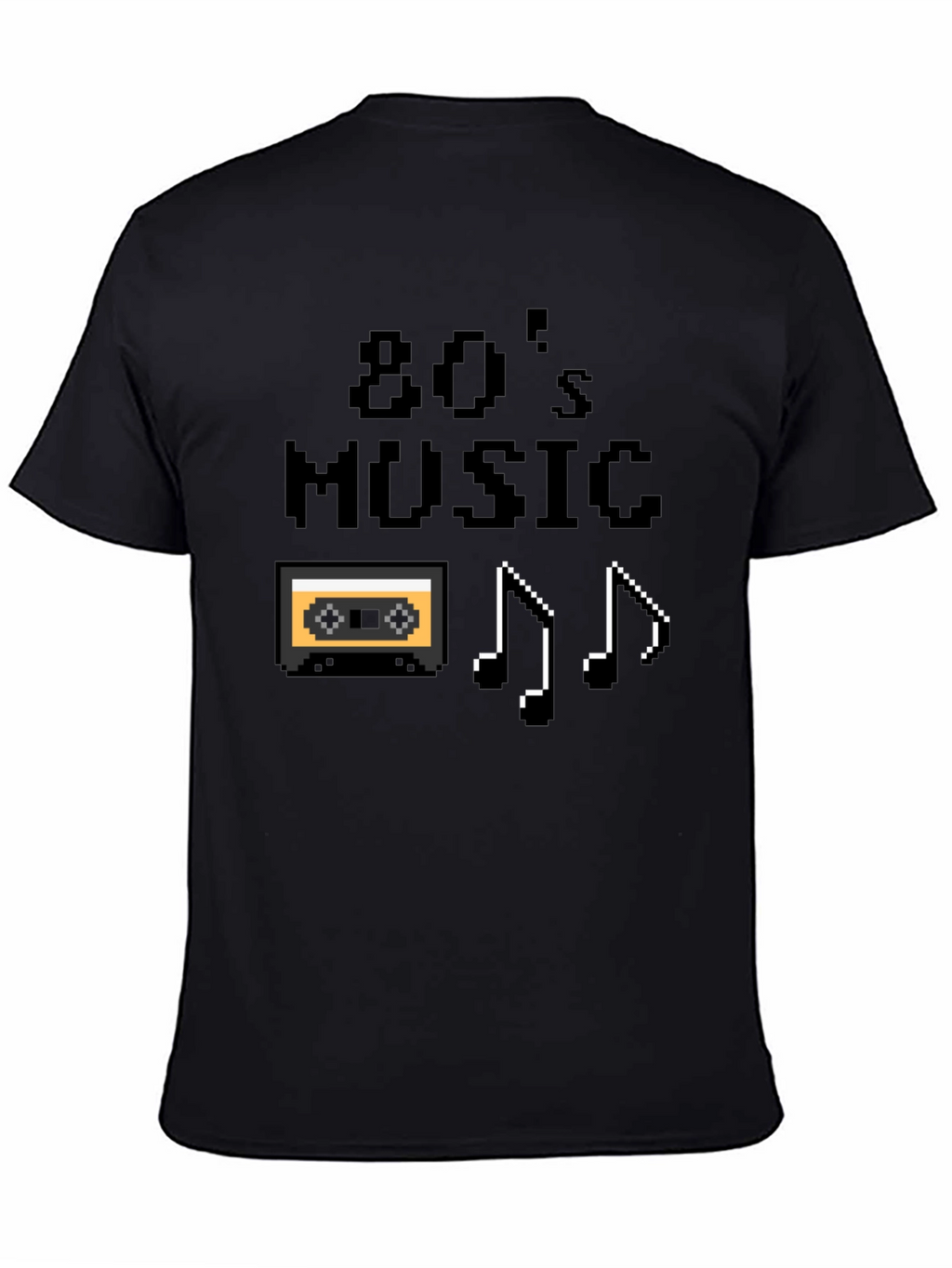 80s Music Pixel Graphic T-Shirt