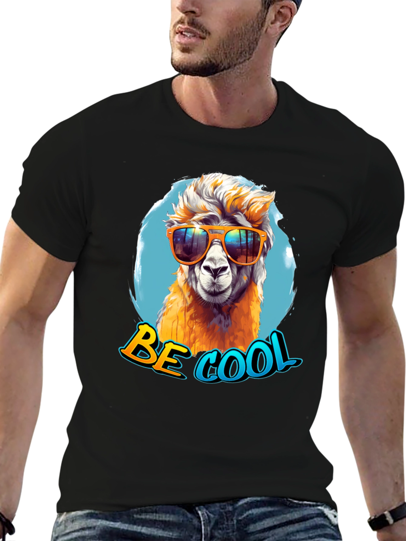 Cool Alpaca Graphic Tee - Funny & Stylish