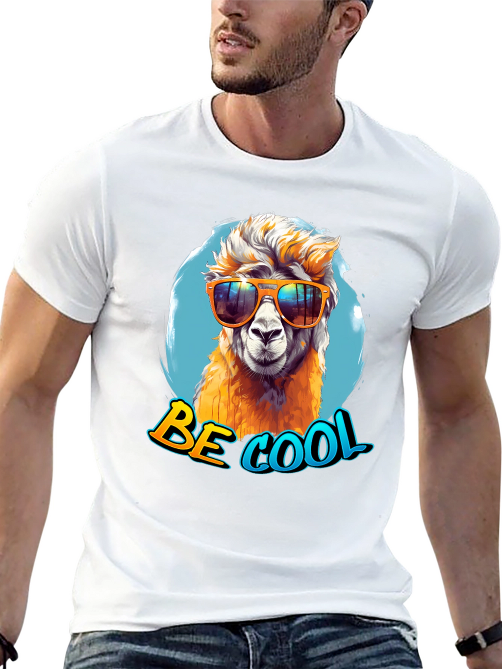 Cool Alpaca Graphic Tee - Funny & Stylish