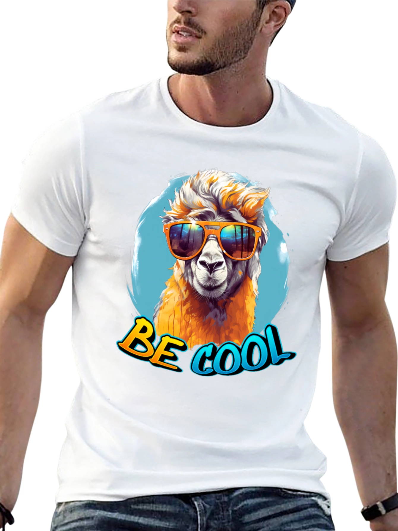 Cool Alpaca Graphic Tee - Funny & Stylish