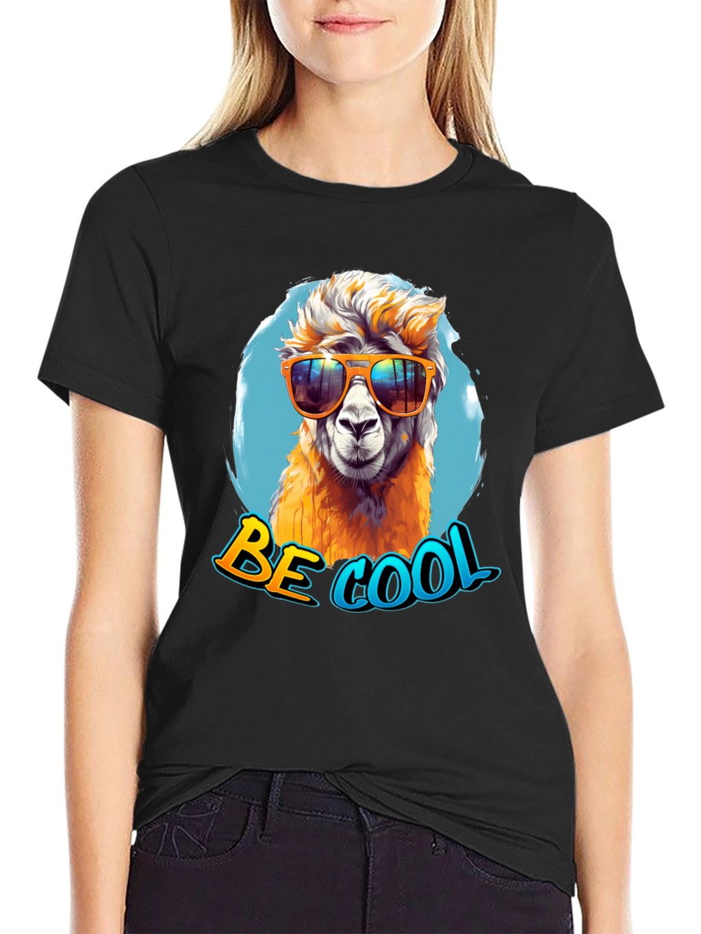 Cool Alpaca Graphic Tee - Funny & Stylish