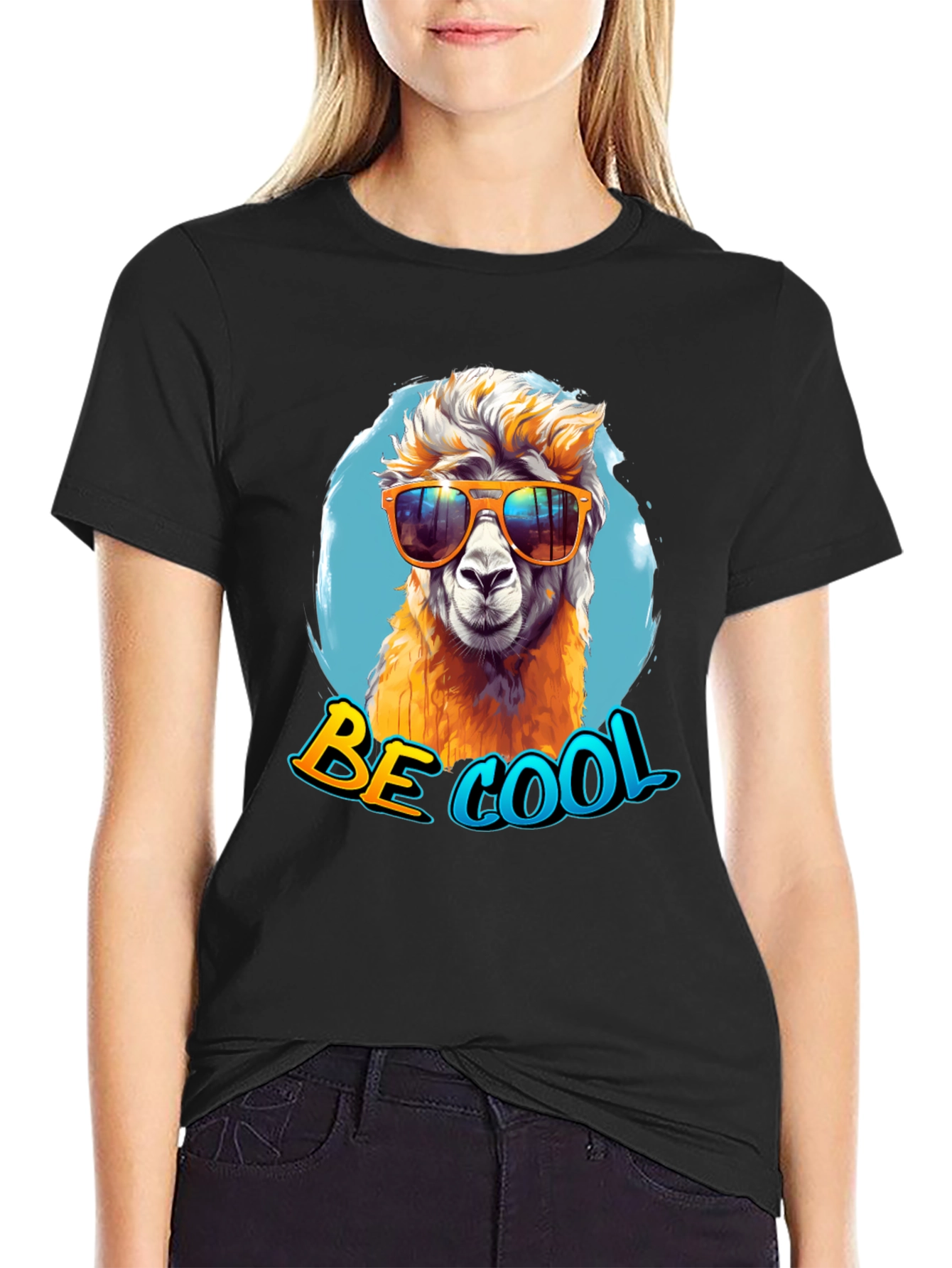 Cool Alpaca Graphic Tee - Funny & Stylish