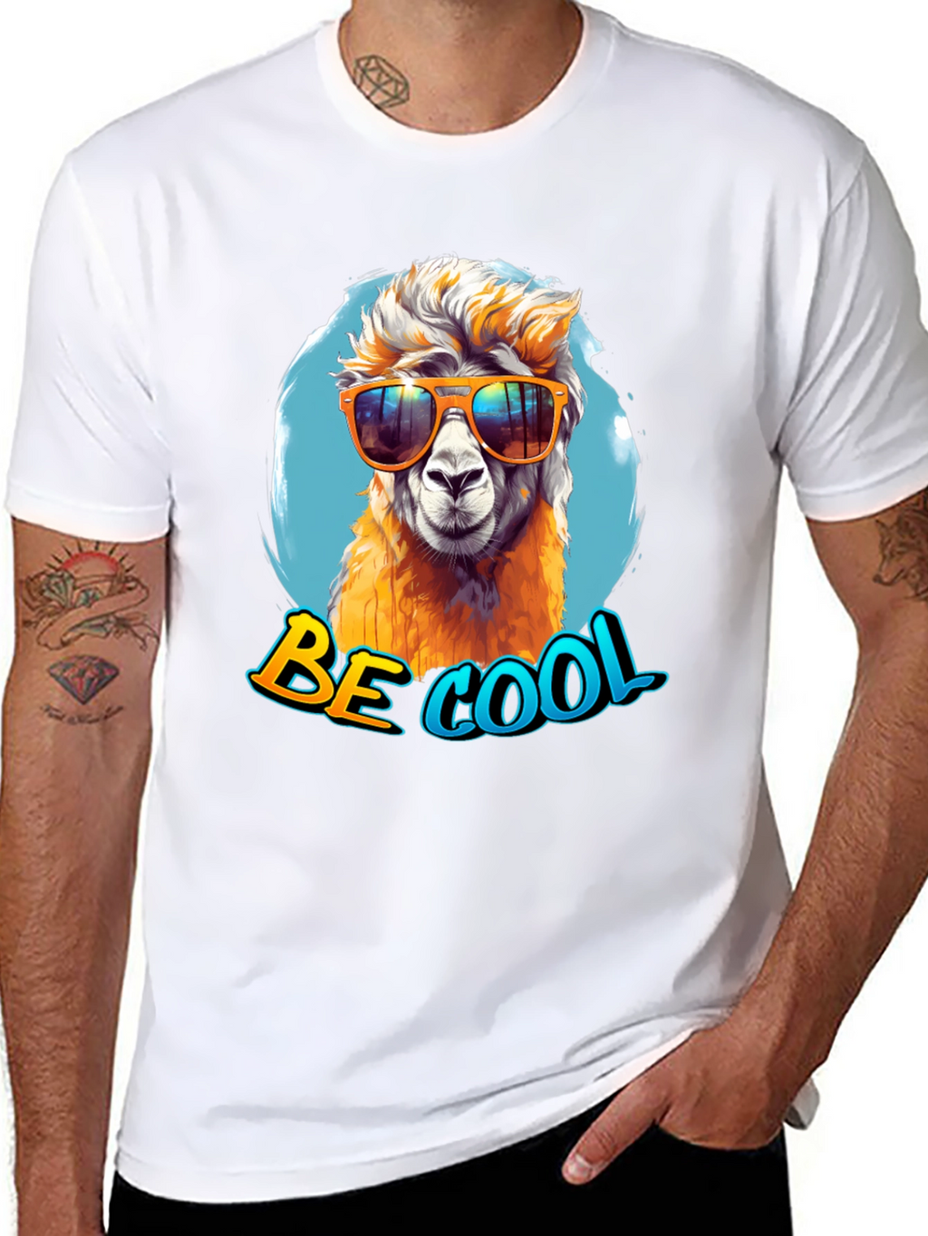 Cool Alpaca Graphic Tee - Funny & Stylish