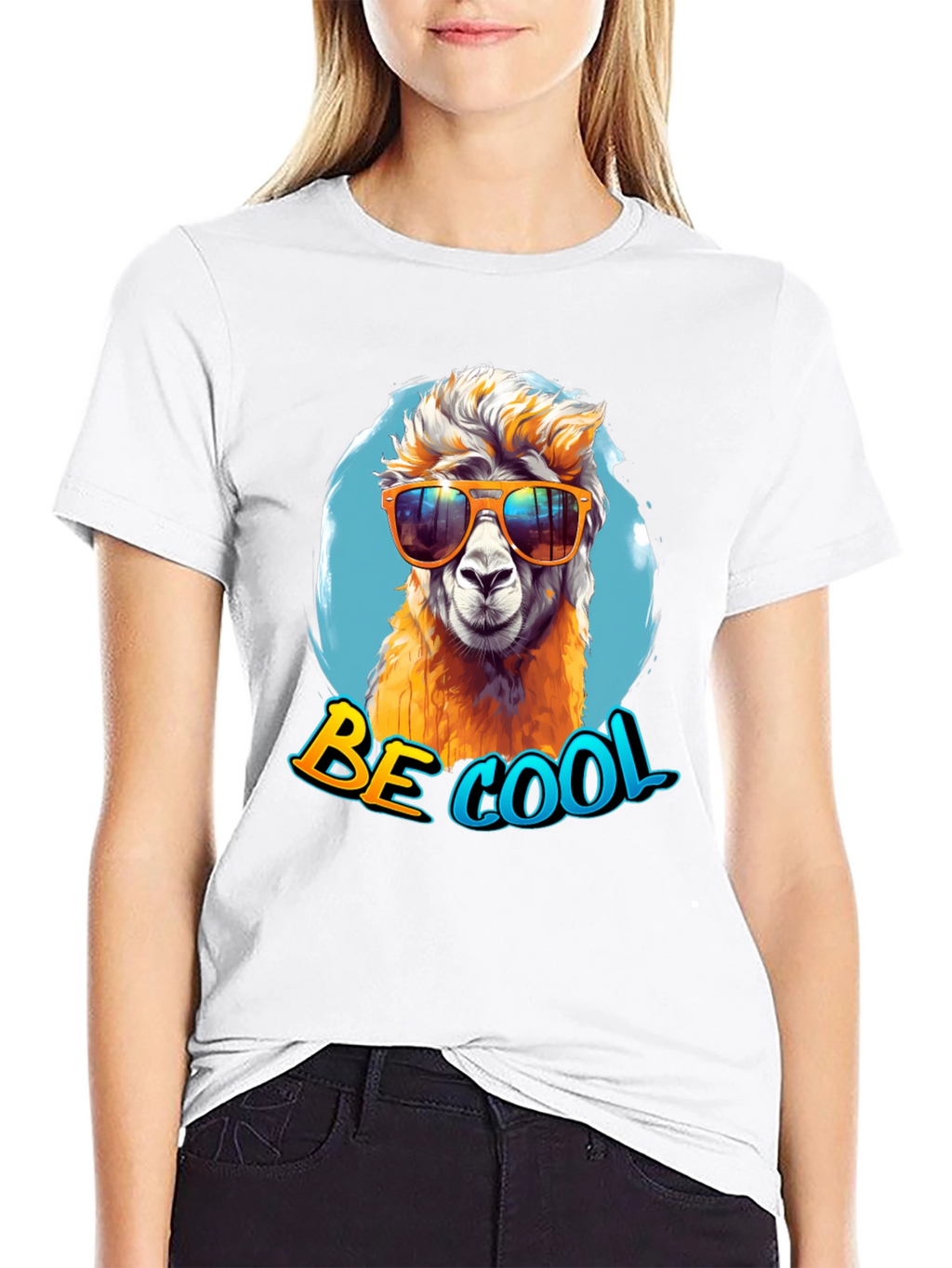 Cool Alpaca Graphic Tee - Funny & Stylish