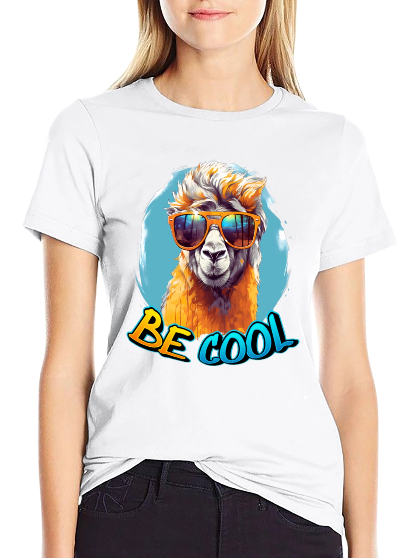 Cool Alpaca Graphic Tee - Funny & Stylish