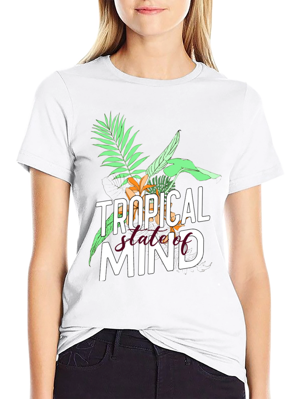 Tropical State of Mind Graphic T-Shirt