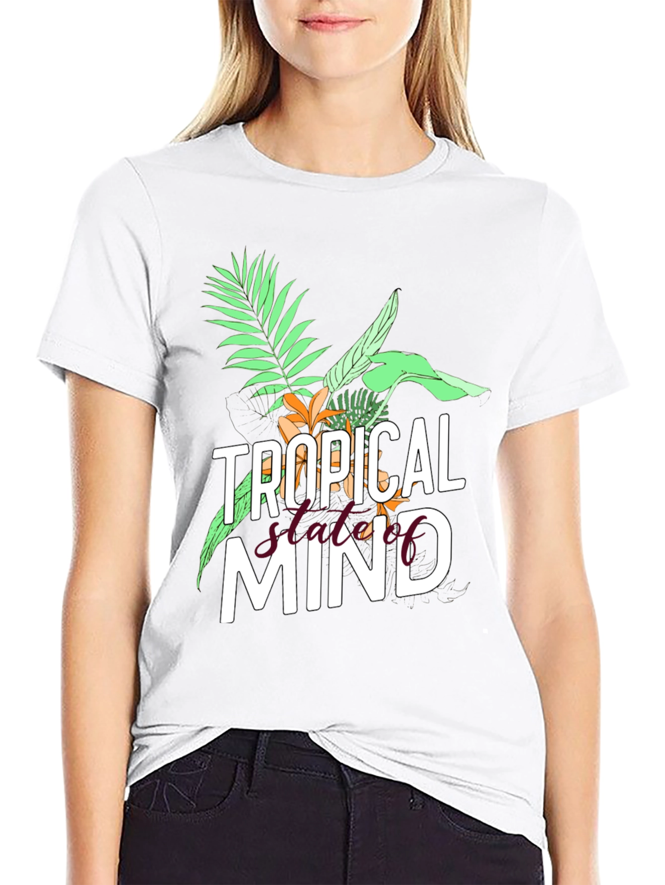 Tropical State of Mind Graphic T-Shirt