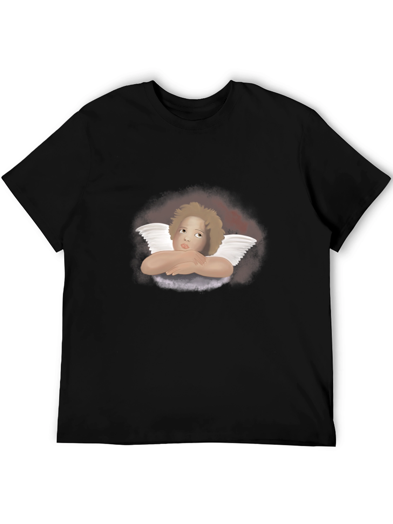 Angel Graphic Black T-Shirt