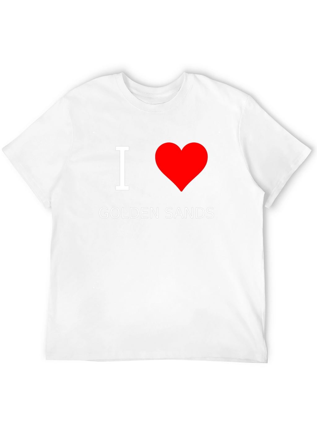 I Heart Golden Sands Black T-Shirt