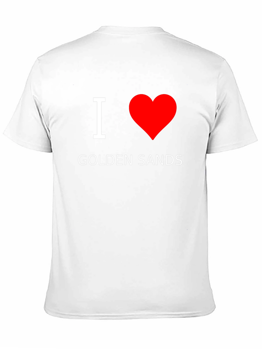 I Heart Golden Sands Black T-Shirt