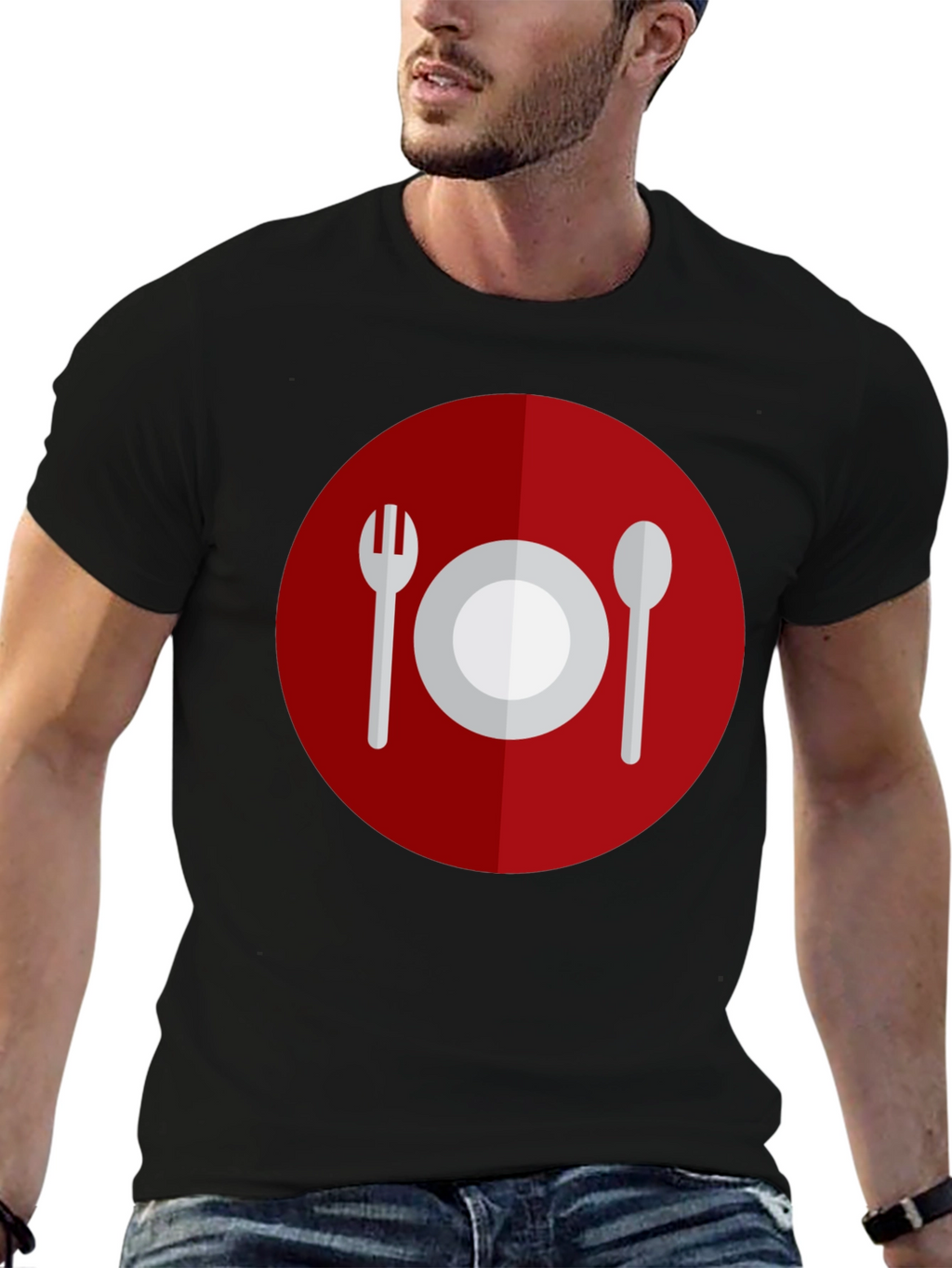 Dinner Time T-Shirt - Casual Foodie Style