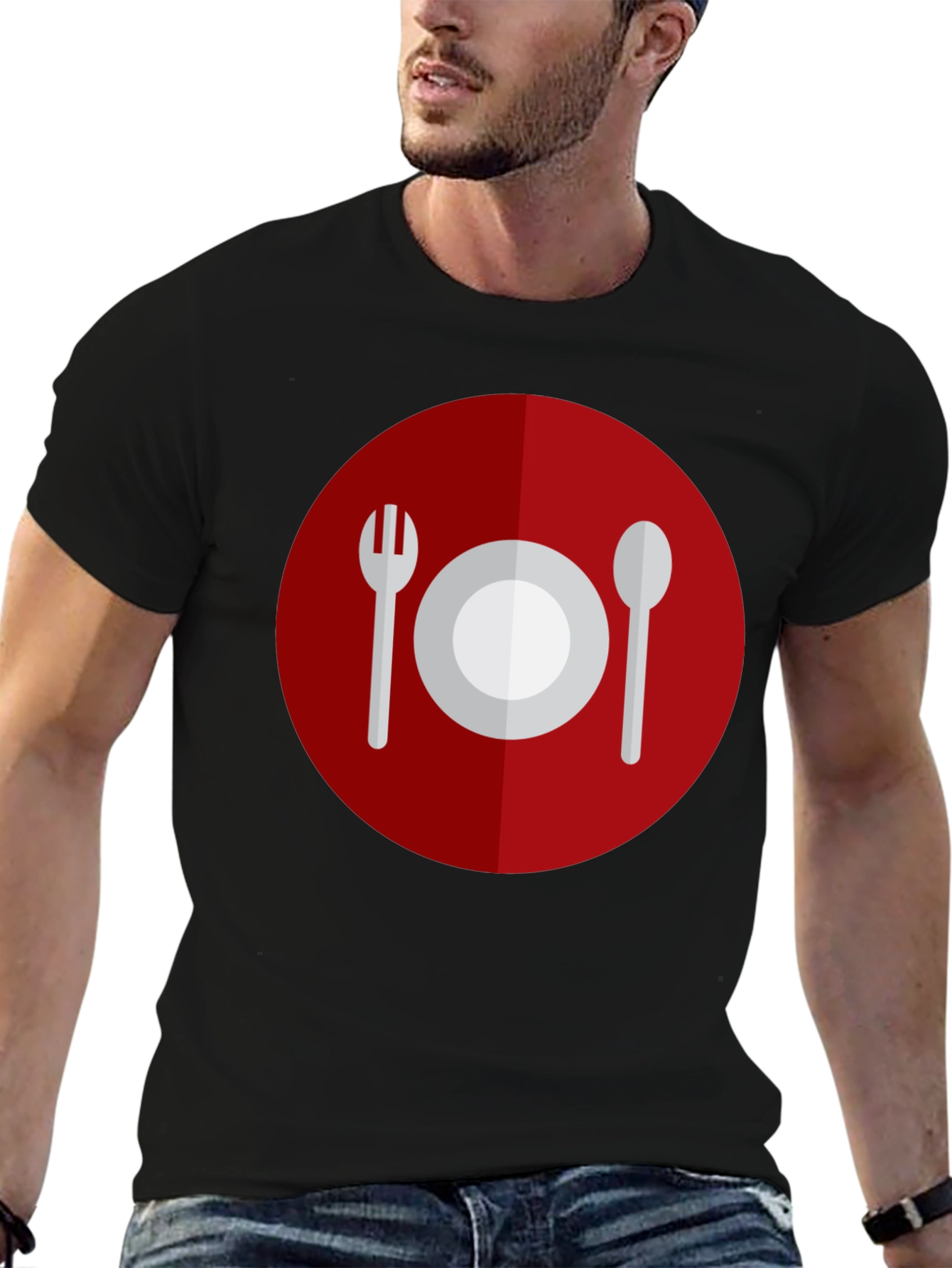 Dinner Time T-Shirt - Casual Foodie Style