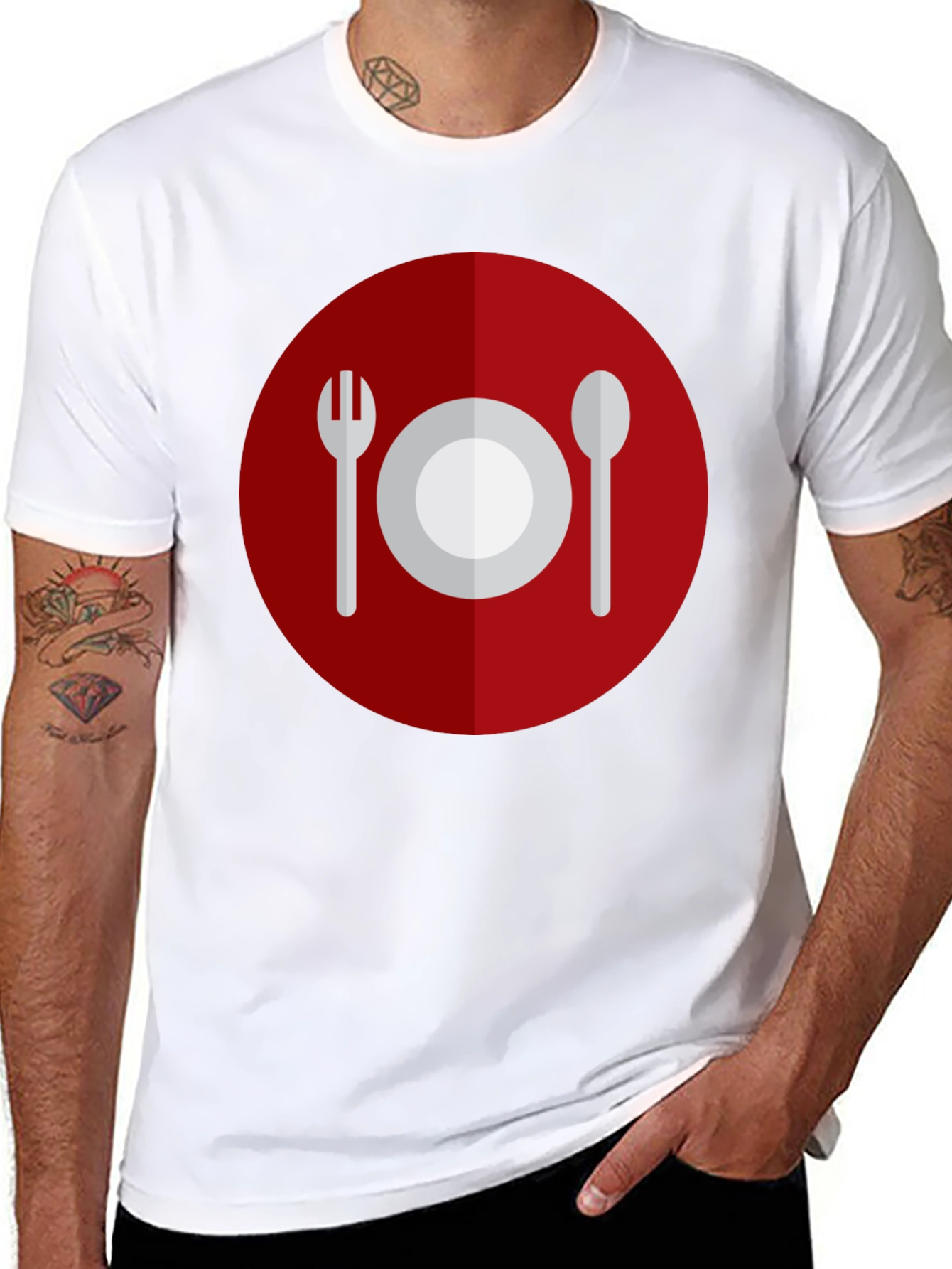 Dinner Time T-Shirt - Casual Foodie Style