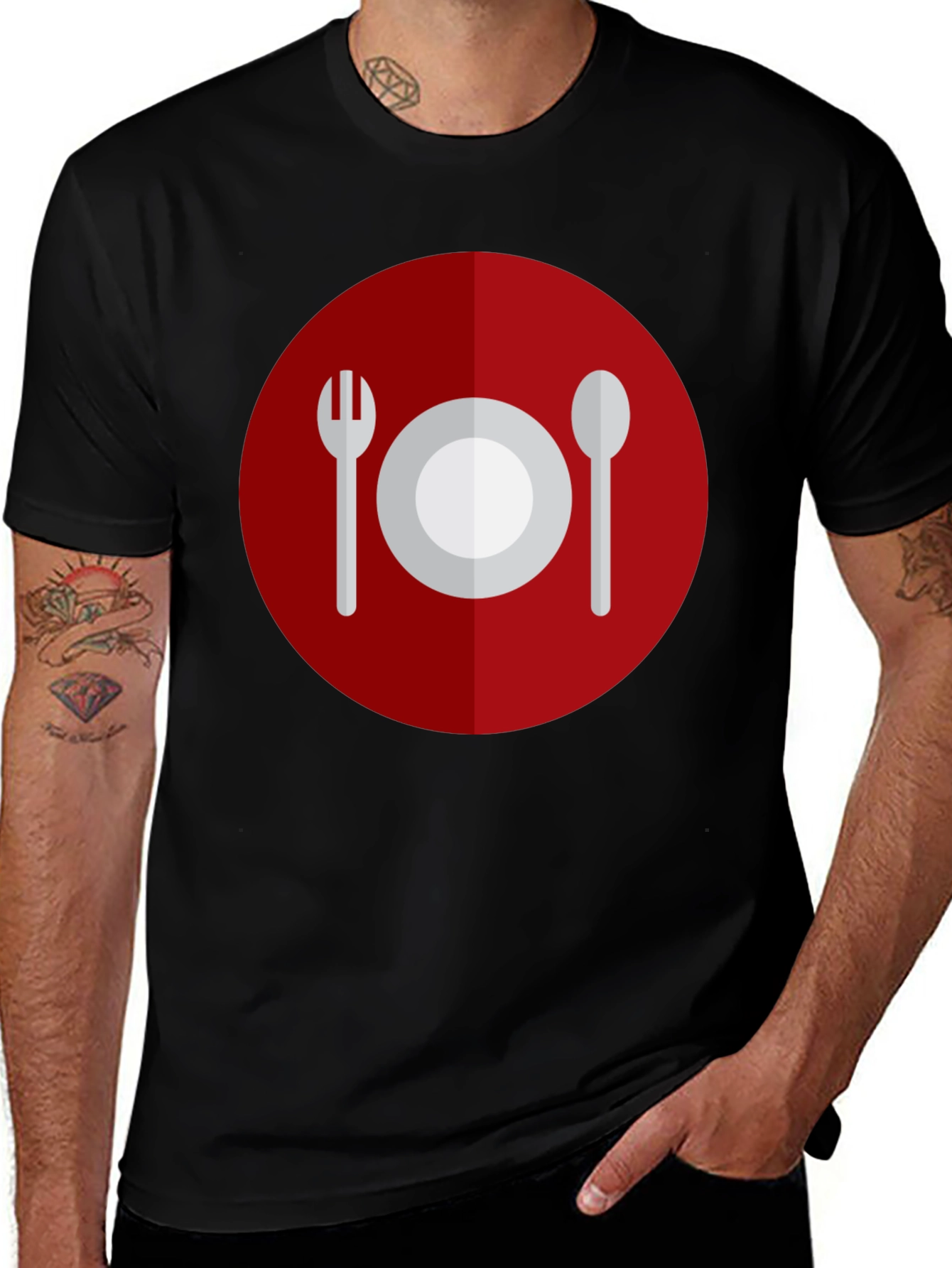 Dinner Time T-Shirt - Casual Foodie Style