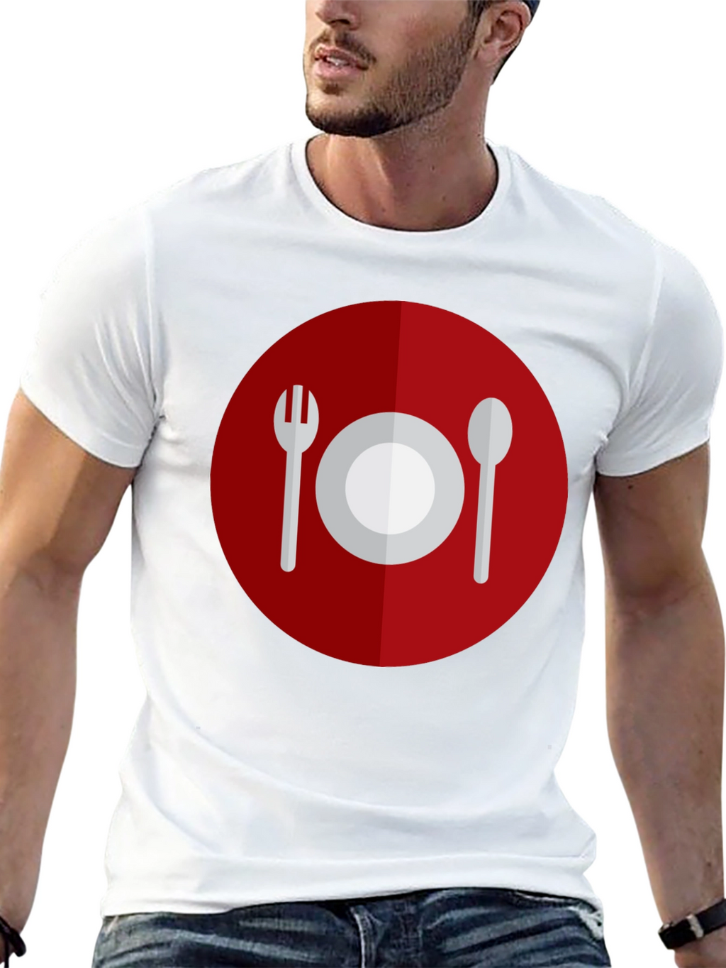Dinner Time T-Shirt - Casual Foodie Style