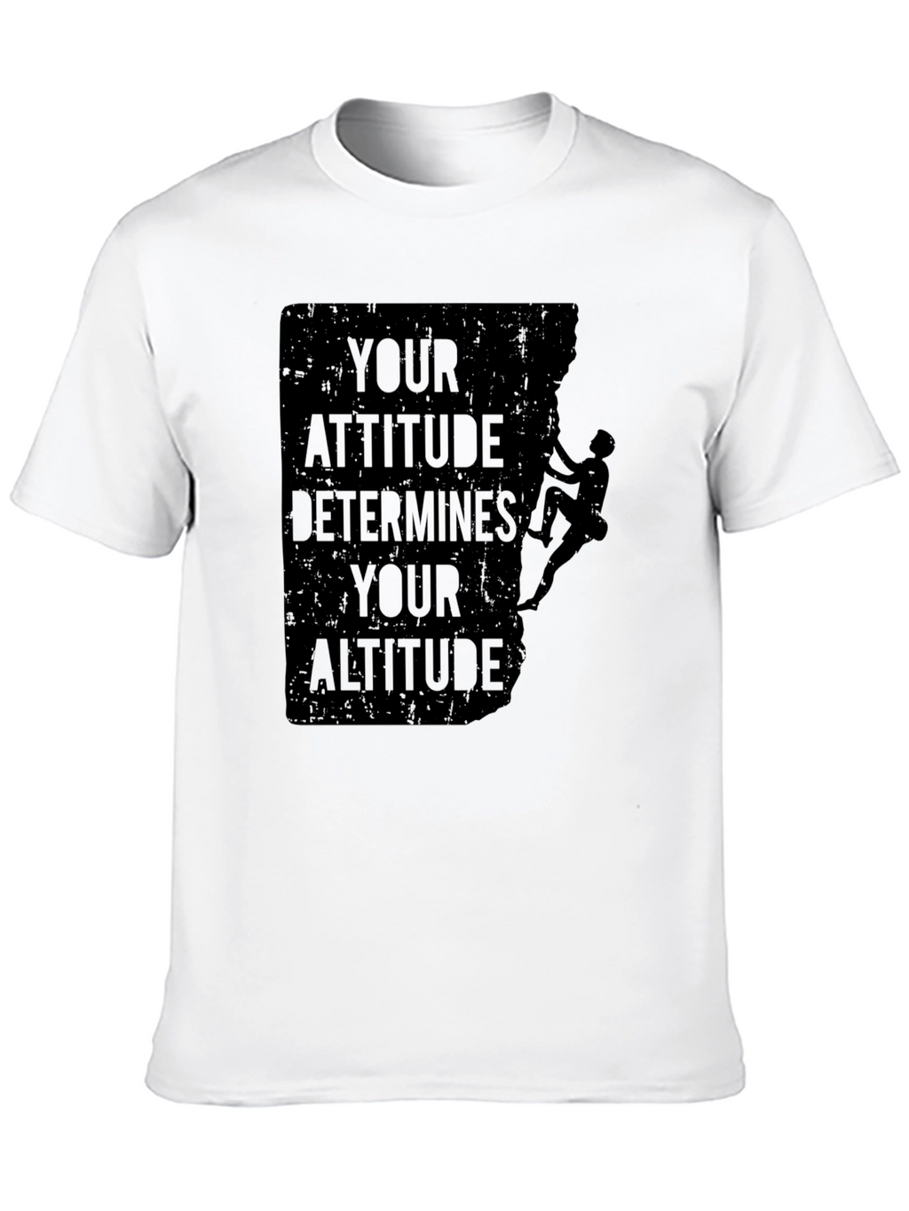Attitude Determines Altitude Graphic Tee - Black