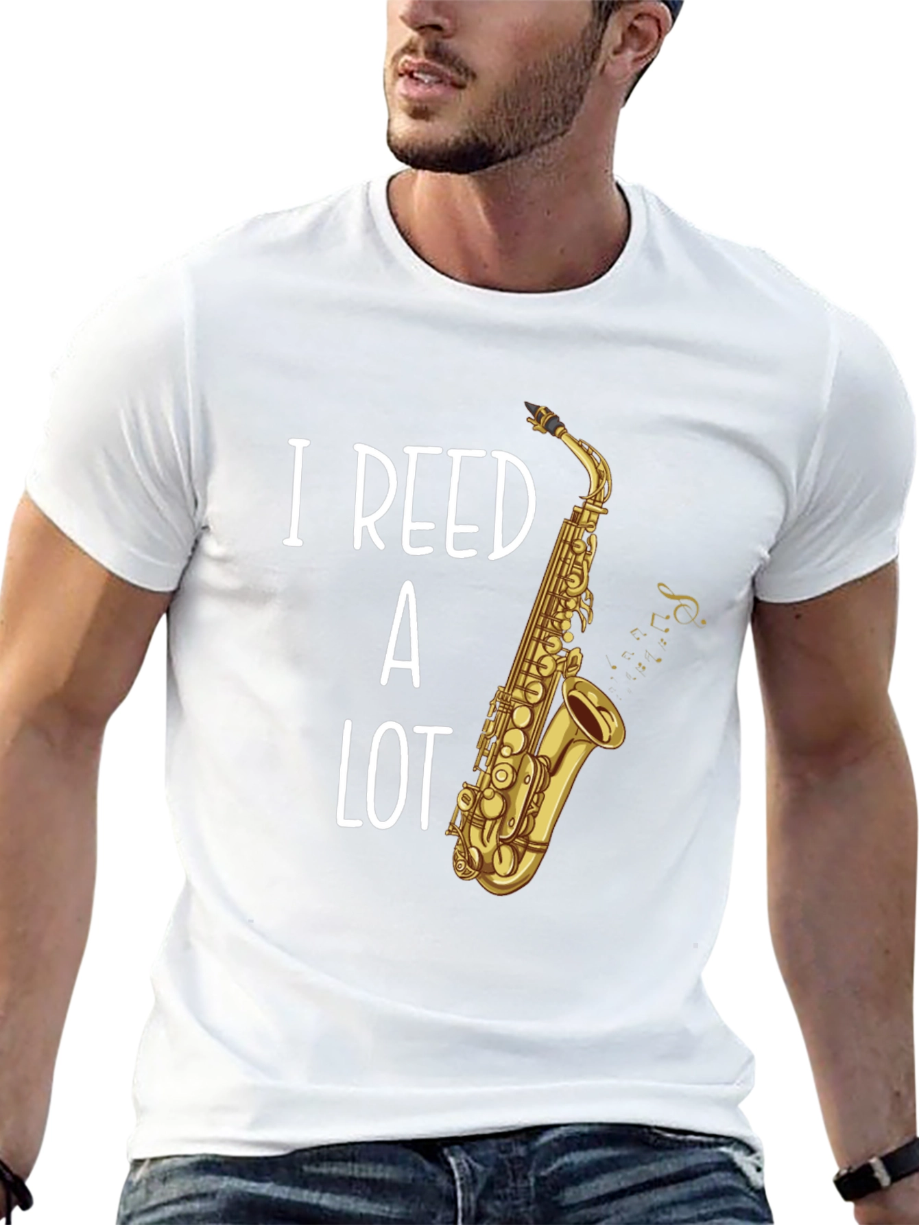 I Reed a Lot T-Shirt - Musician Saxophone Tee