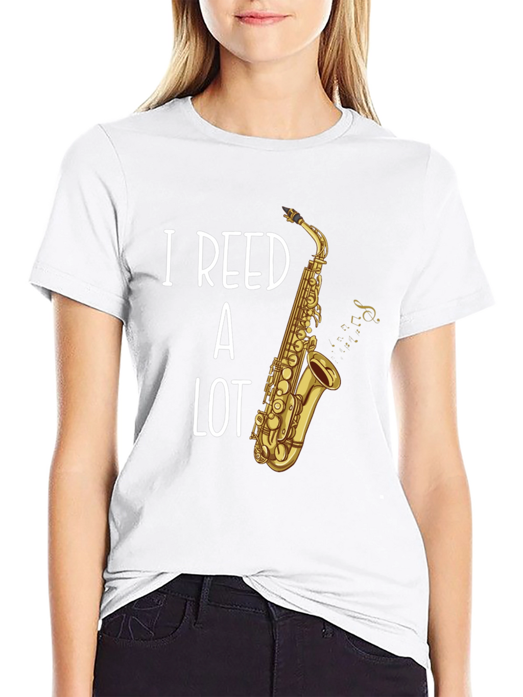 I Reed a Lot T-Shirt - Musician Saxophone Tee