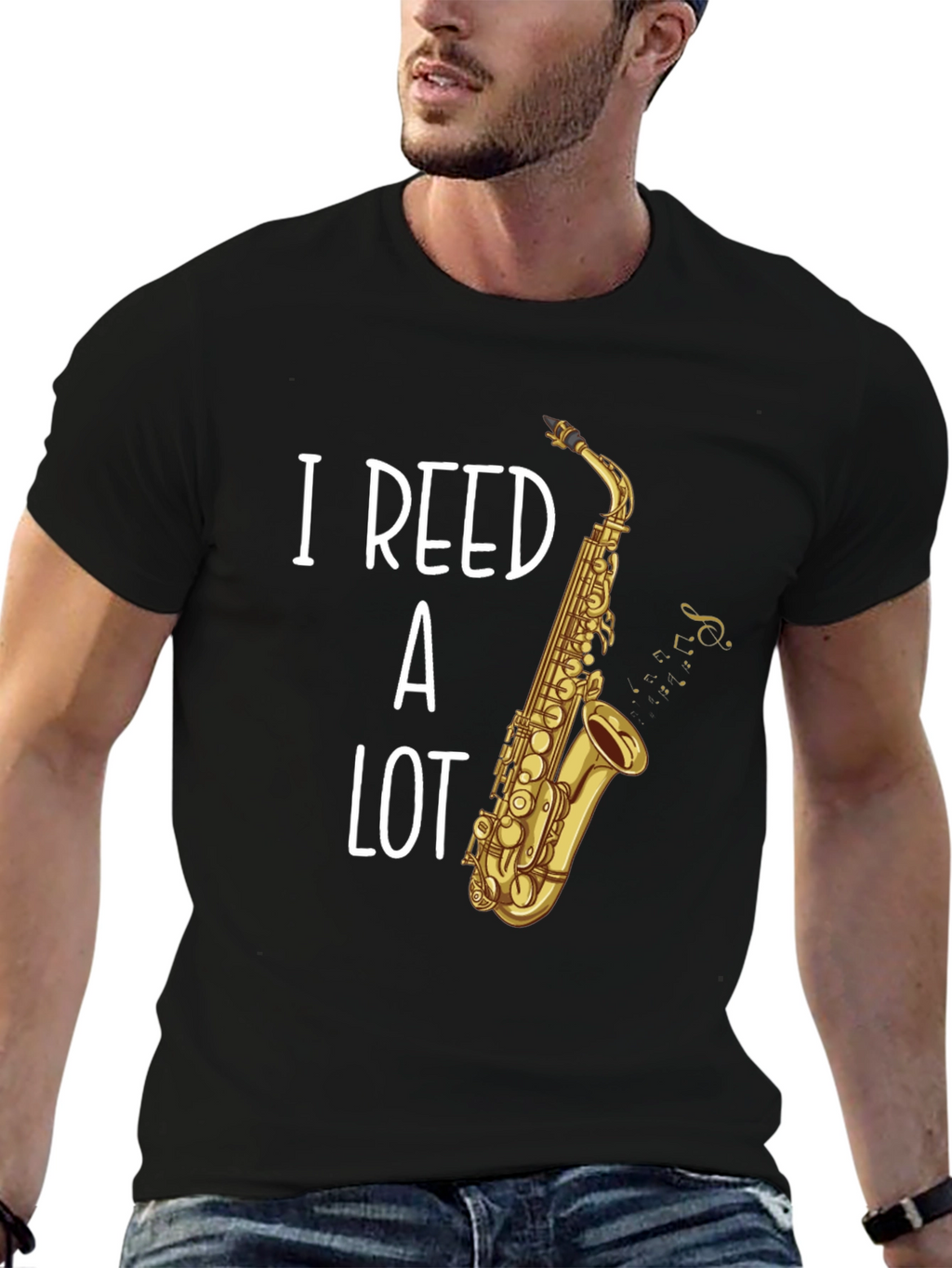 I Reed a Lot T-Shirt - Musician Saxophone Tee