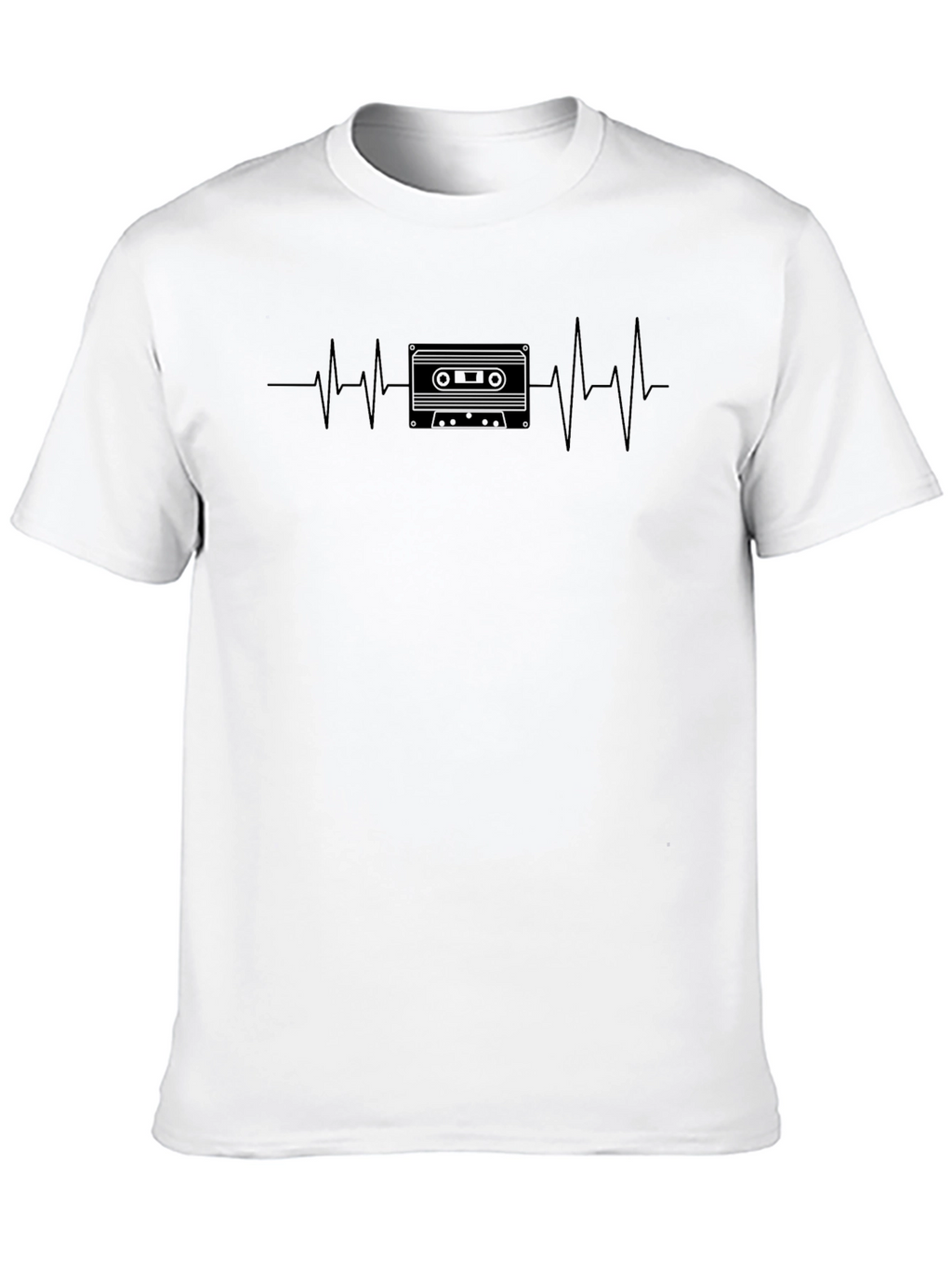 Heartbeat Cassette Tape Graphic T-Shirt