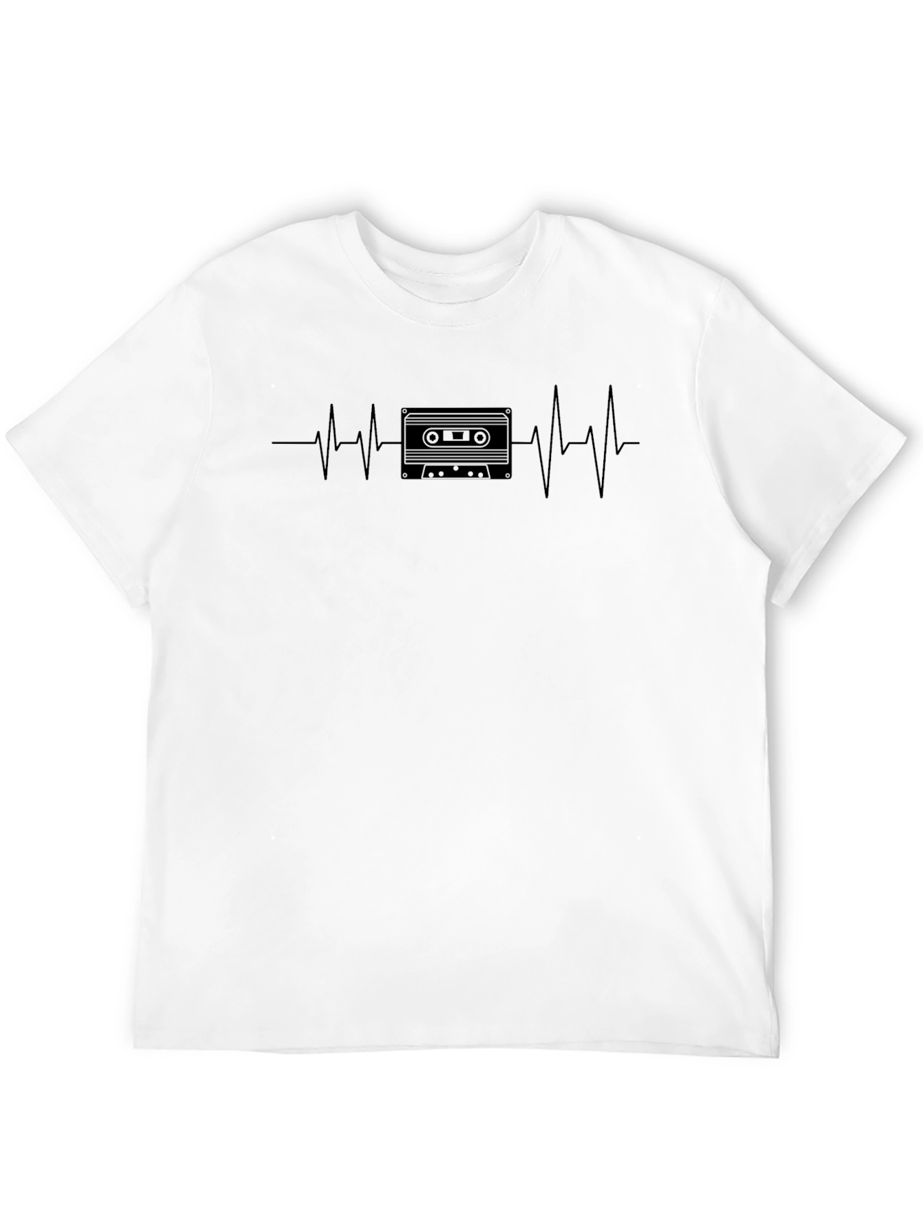Heartbeat Cassette Tape Graphic T-Shirt