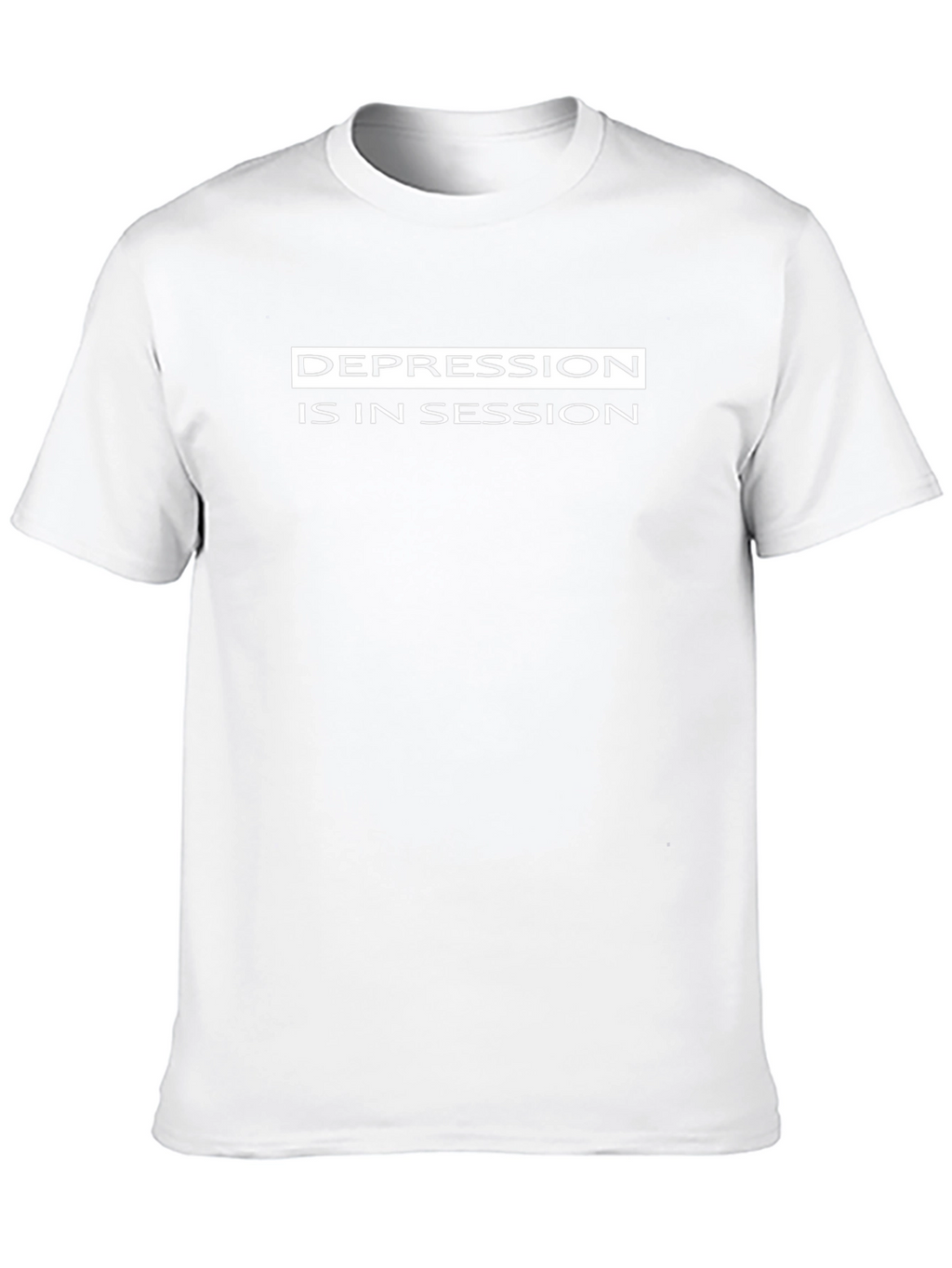 Depression is in Session Black Graphic Tee