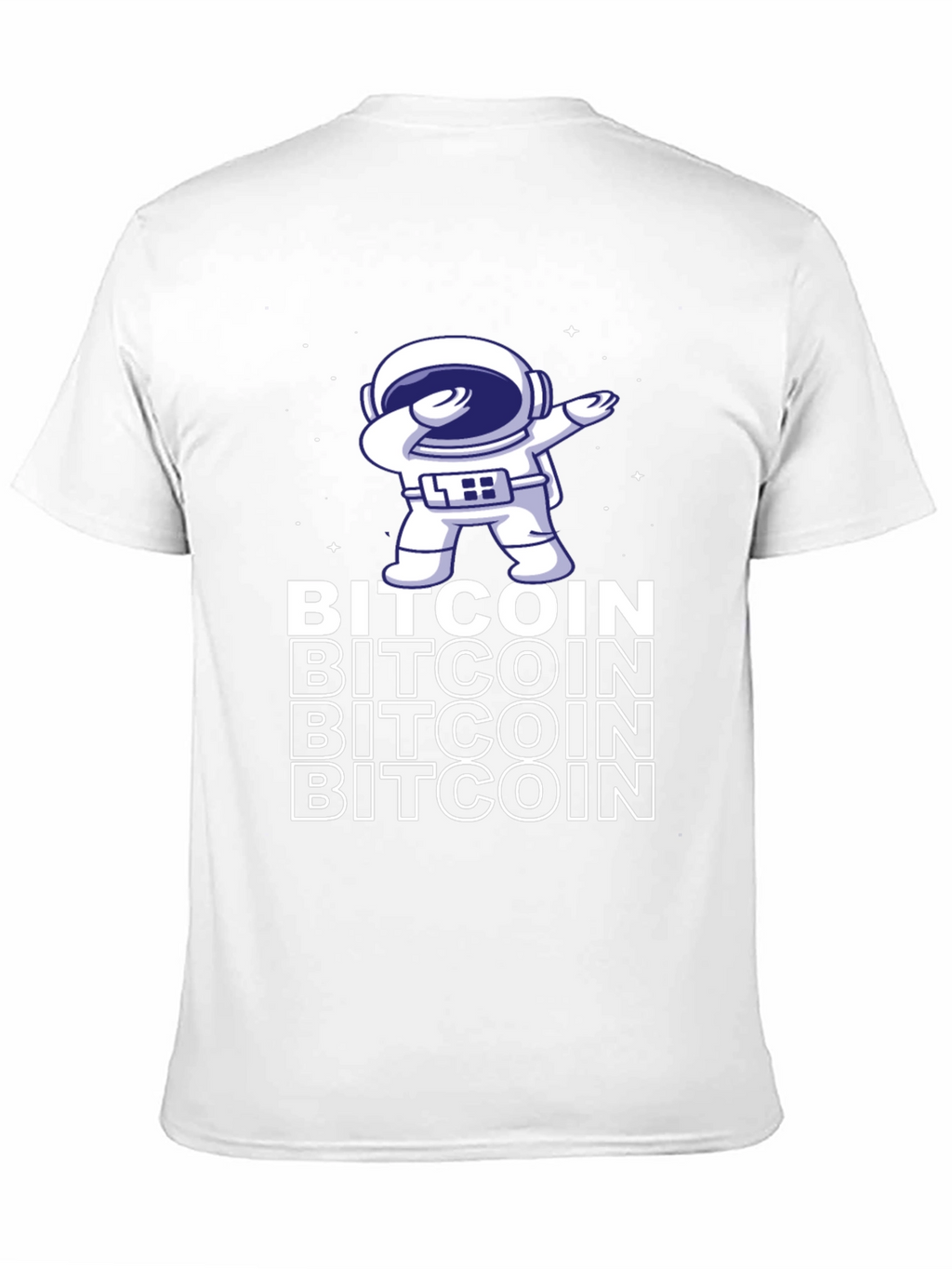 Bitcoin Astronaut Dabbing Graphic Tee