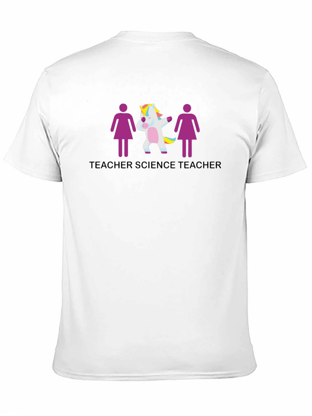Science Teacher Unicorn Graphic T-Shirt