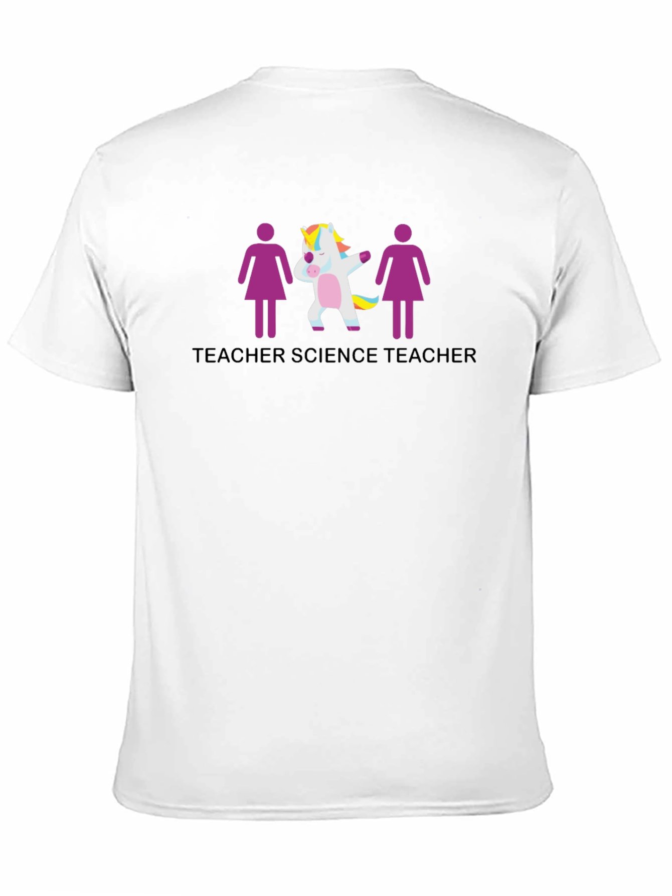 Science Teacher Unicorn Graphic T-Shirt