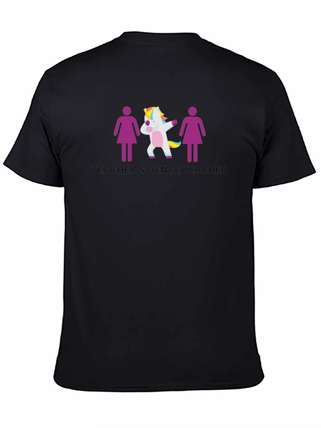 Science Teacher Unicorn Graphic T-Shirt
