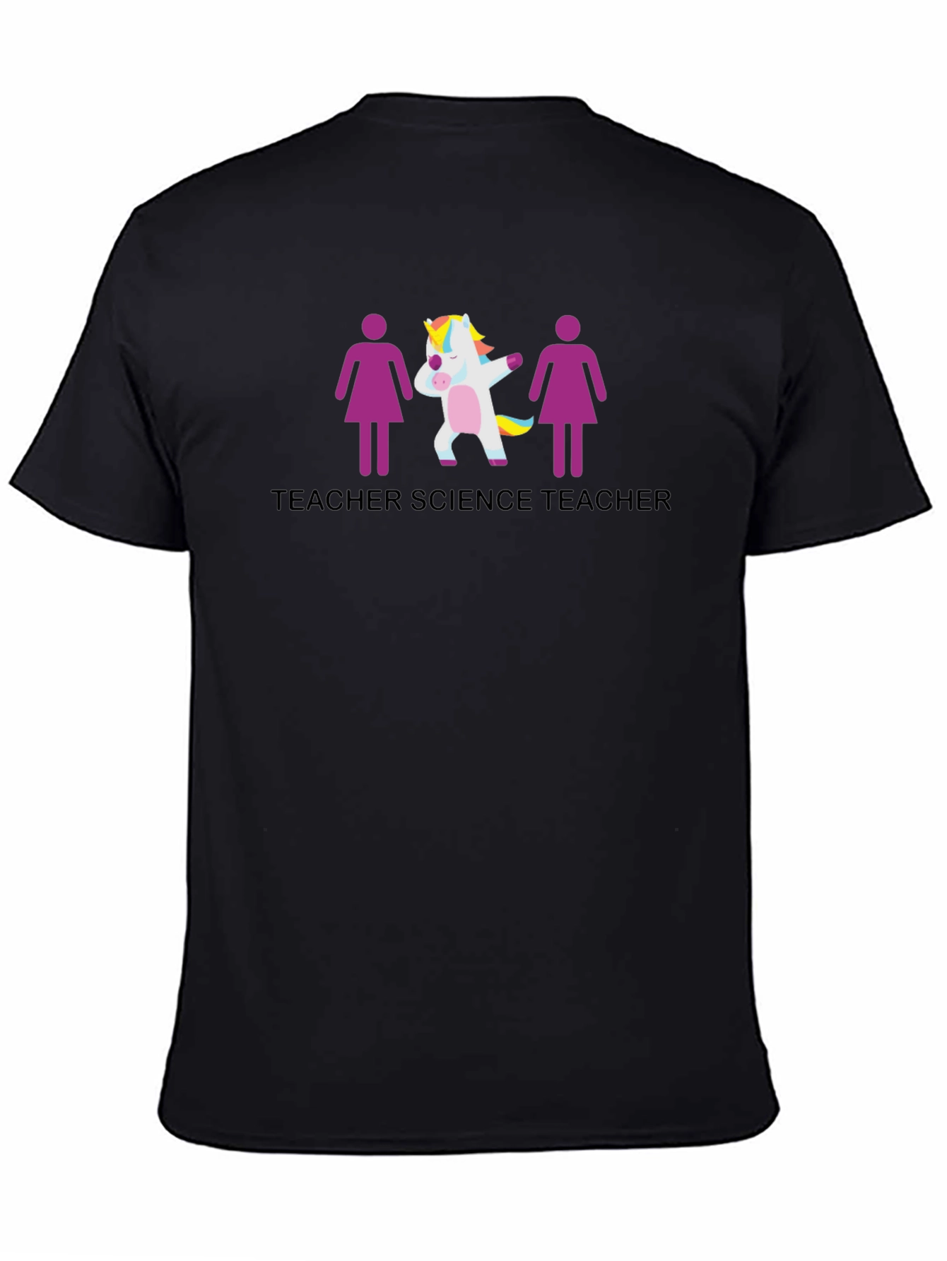 Science Teacher Unicorn Graphic T-Shirt